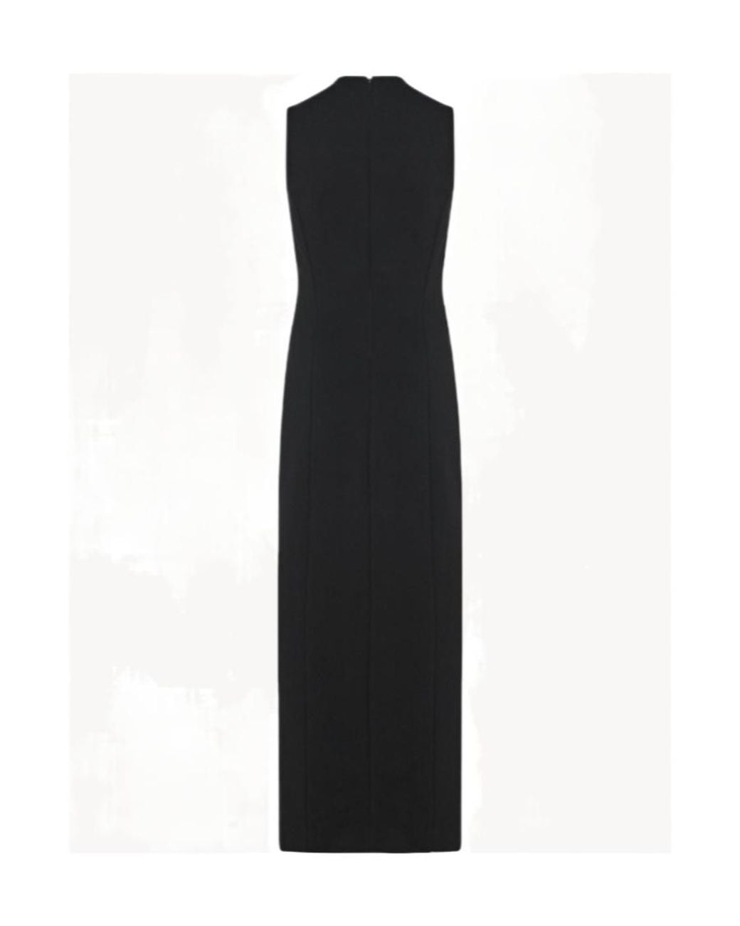The Row Black Sleeveless Long Dress