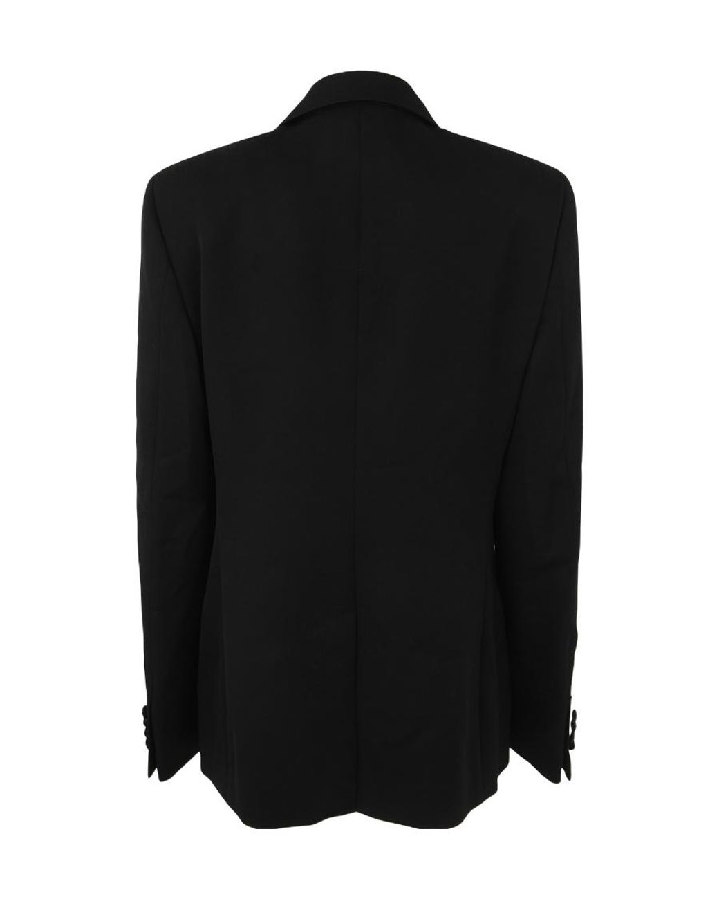 Lanvin Black Single-Breasted Tuxedo Tailored Blazer for men