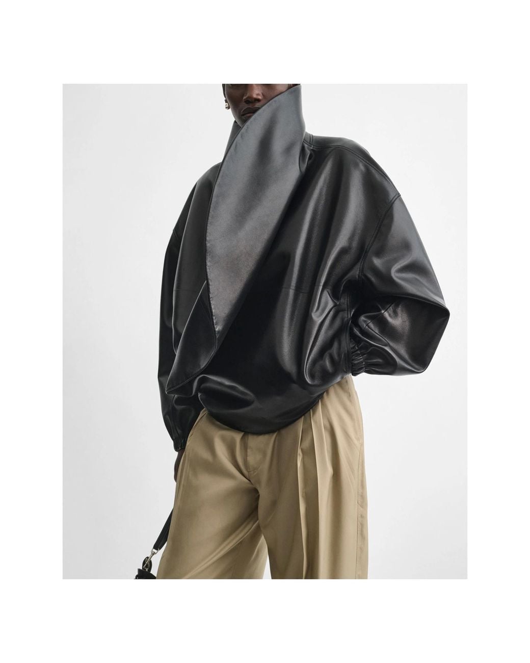 Phoebe Philo Black Moon Pilot Leather Jacket