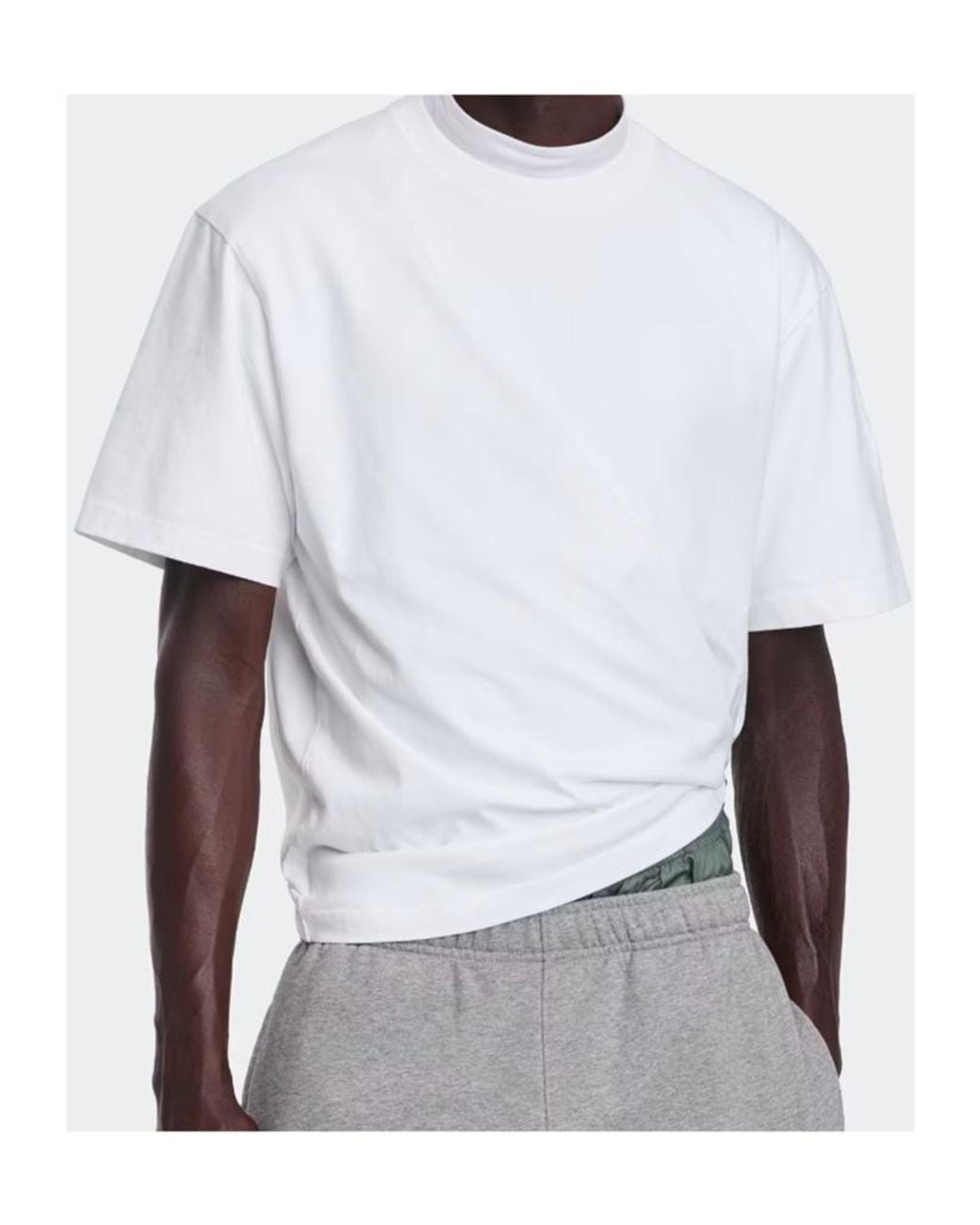 Canada Goose White Novo T-Shirt Tonal Label for men