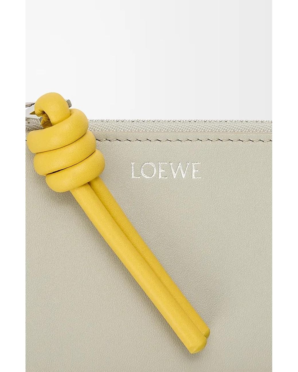Loewe White Knot Coin Cardholder