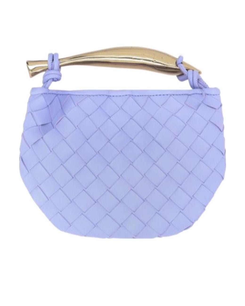 Bottega Veneta Blue Intrecciato Mini Sardine Bag