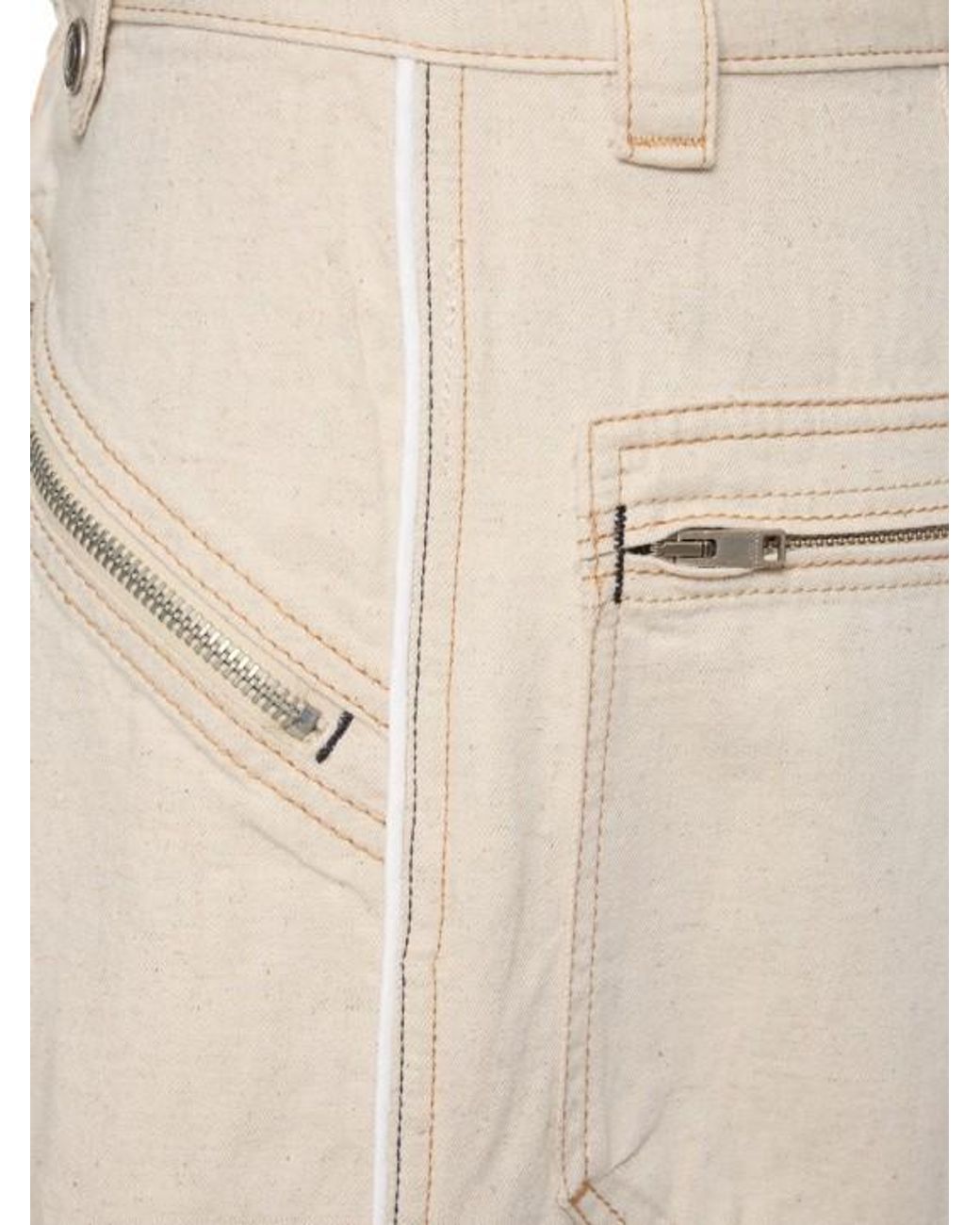 Isabel Marant Natural Straightleg Wideleg Pants