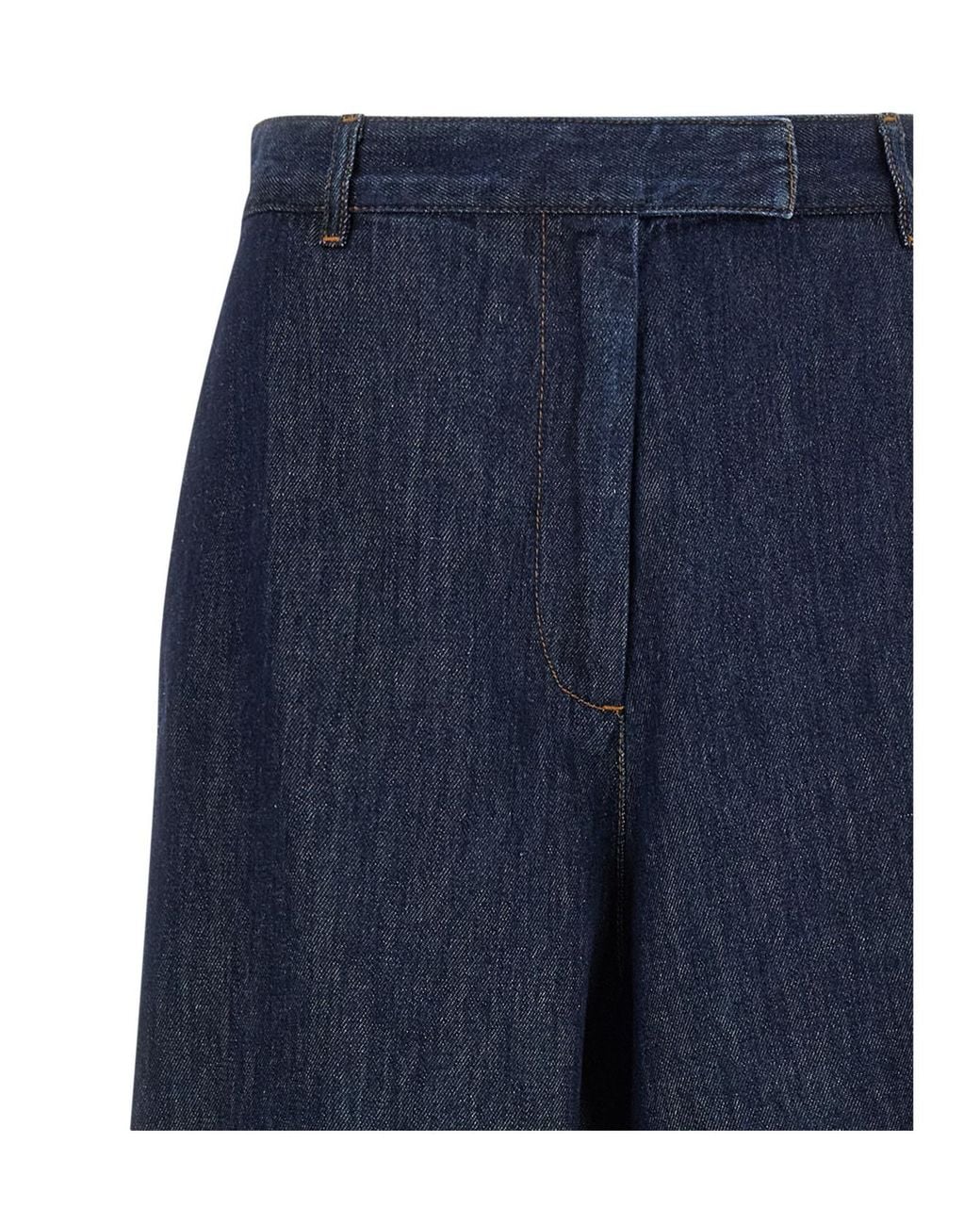 Dries Van Noten Blue Wide-Leg Jeans