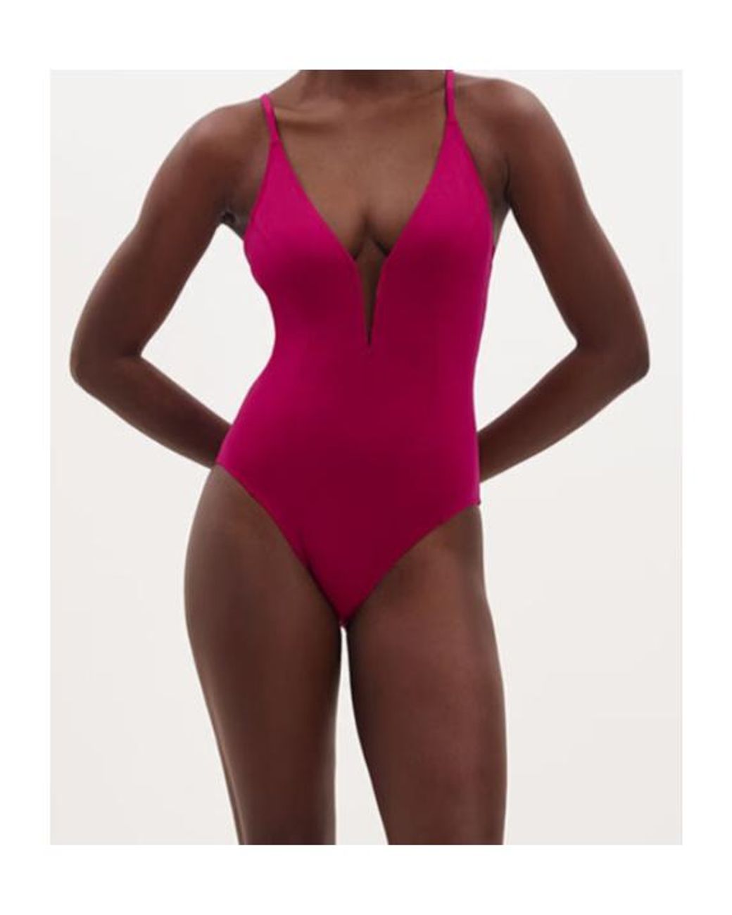 Eres Red Galbe One-Piece Swimsuit