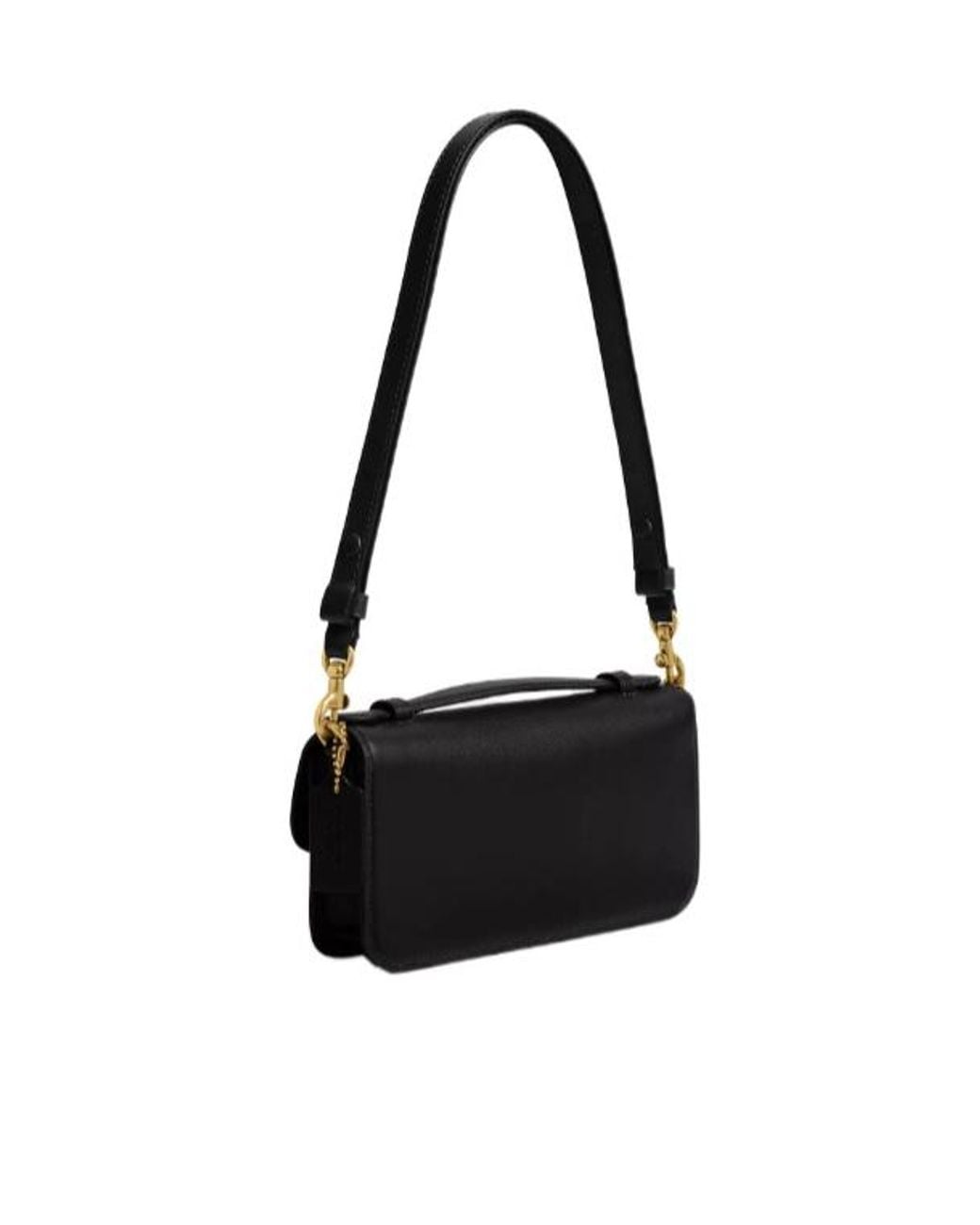 COACH Black Elora Detachable-Strap Top-Handle Tote Bag