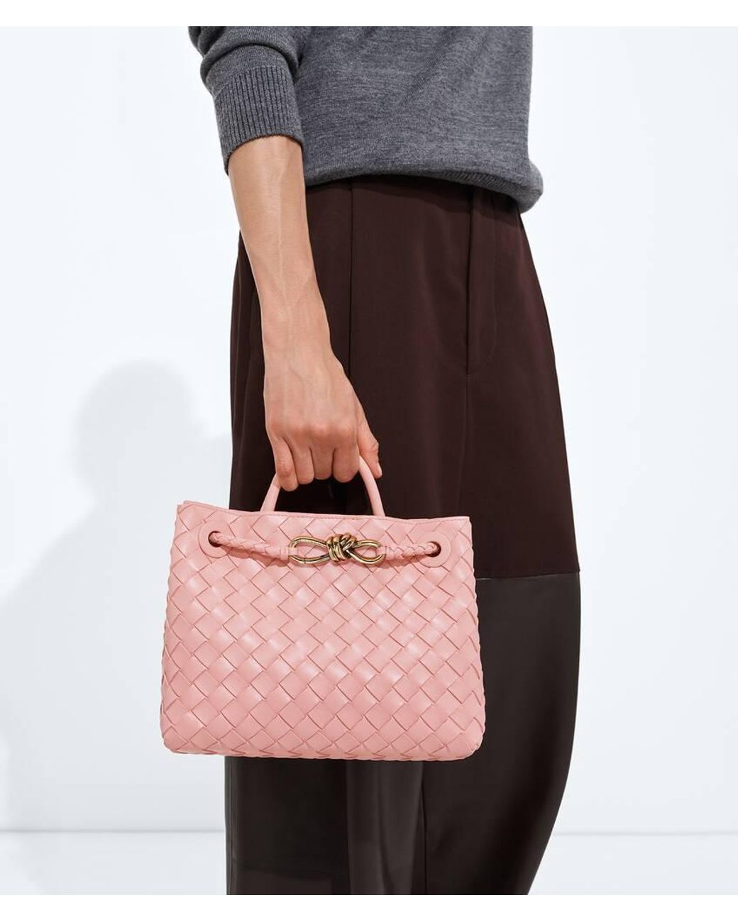 Bottega Veneta Pink Small Andiamo