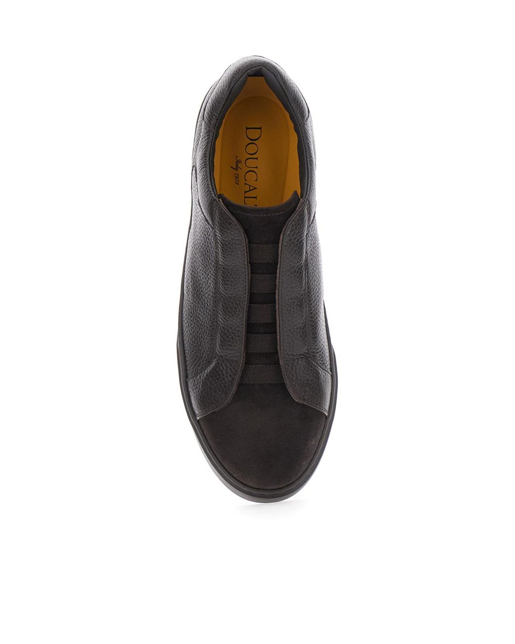 Doucal's Black Spencer Slip-On Low-Top Sneakers for men