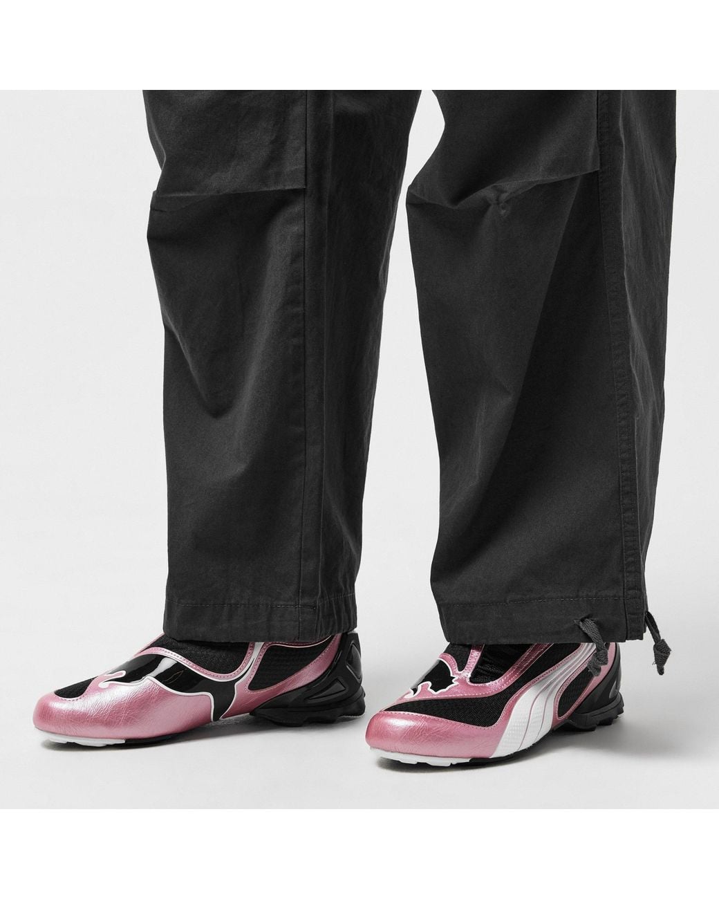 PUMA White Lace-Up Sneaker