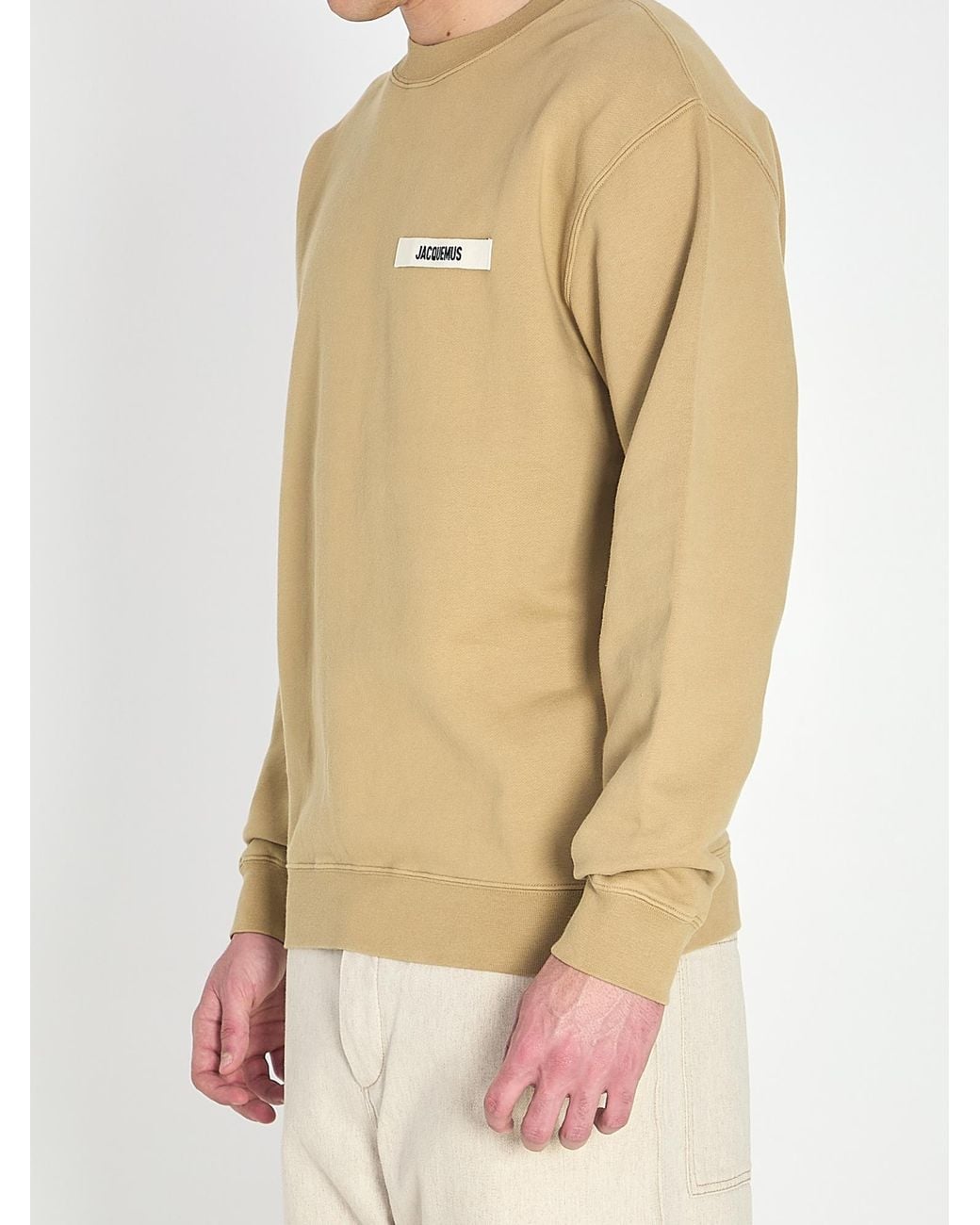 Jacquemus Natural Gros Grain Sweater for men