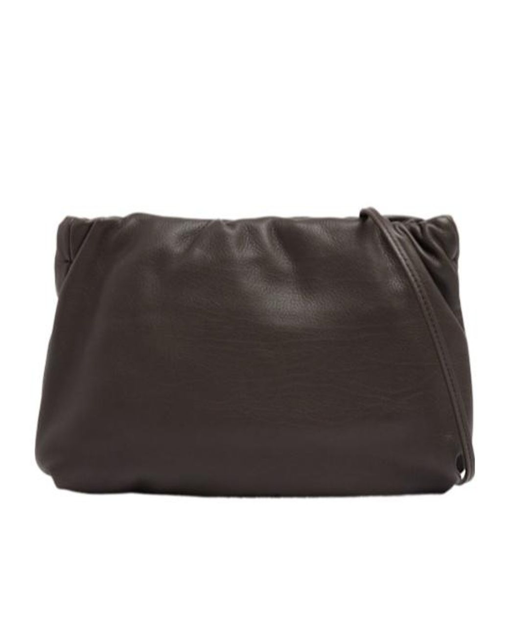The Row Black Bourse Micro Grain Leather Shoulder Bag