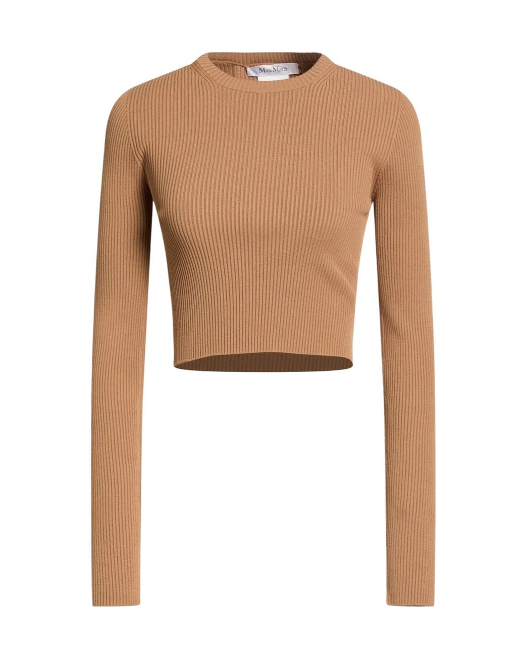 Max Mara White Long-Sleeved Sweater