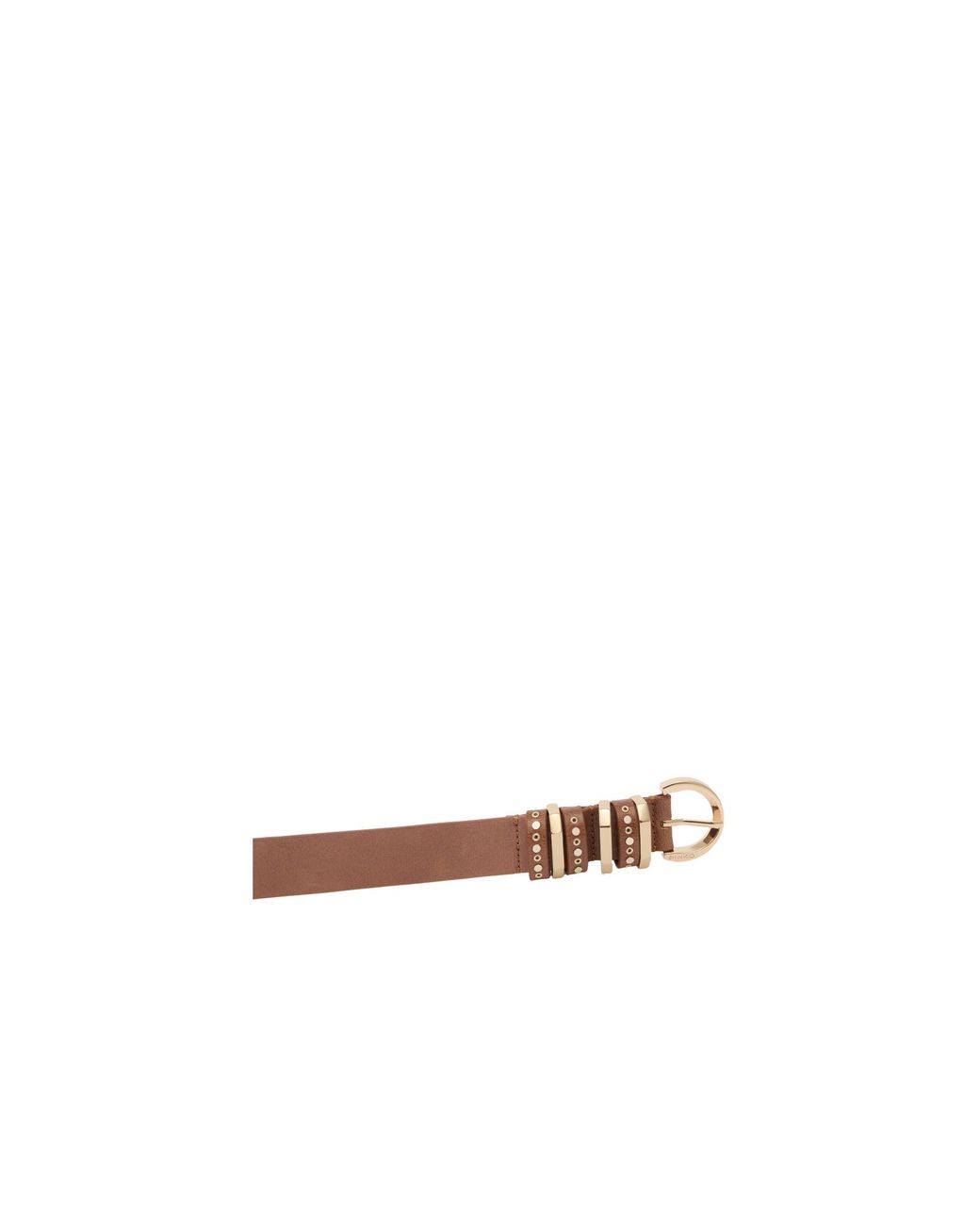Pinko White Studded Belt