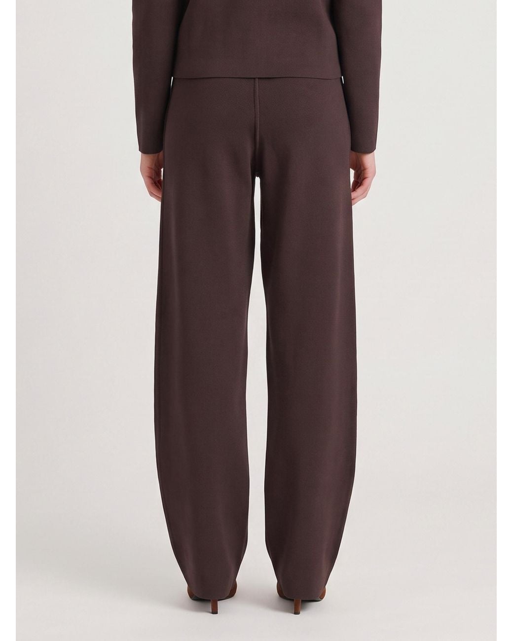 Frankie Shop Purple Enya Straight-Leg Pants
