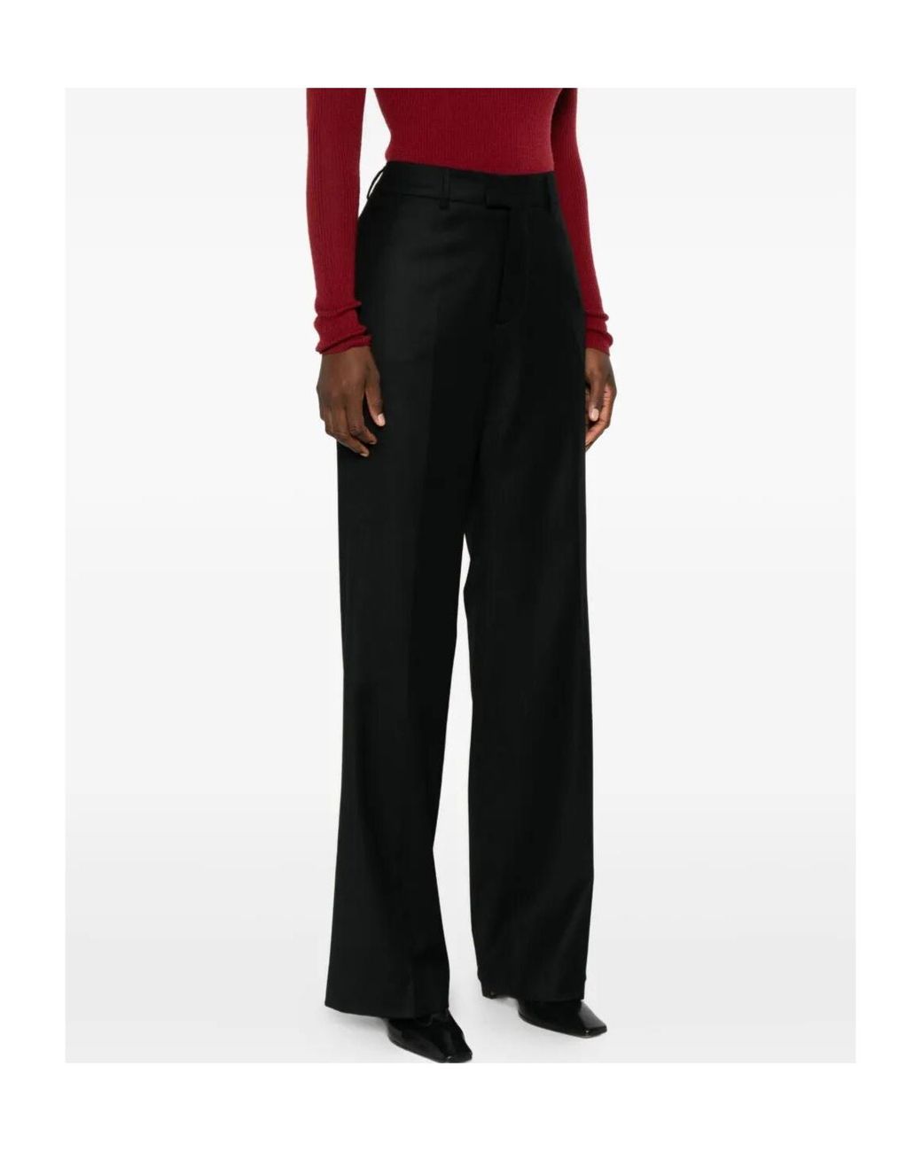 Berwich Black Patrizia Palazzo Pants