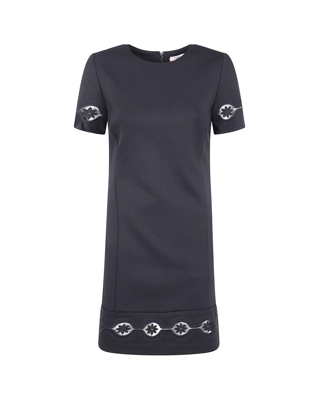 Twinset Blue Short-Sleeve Dress