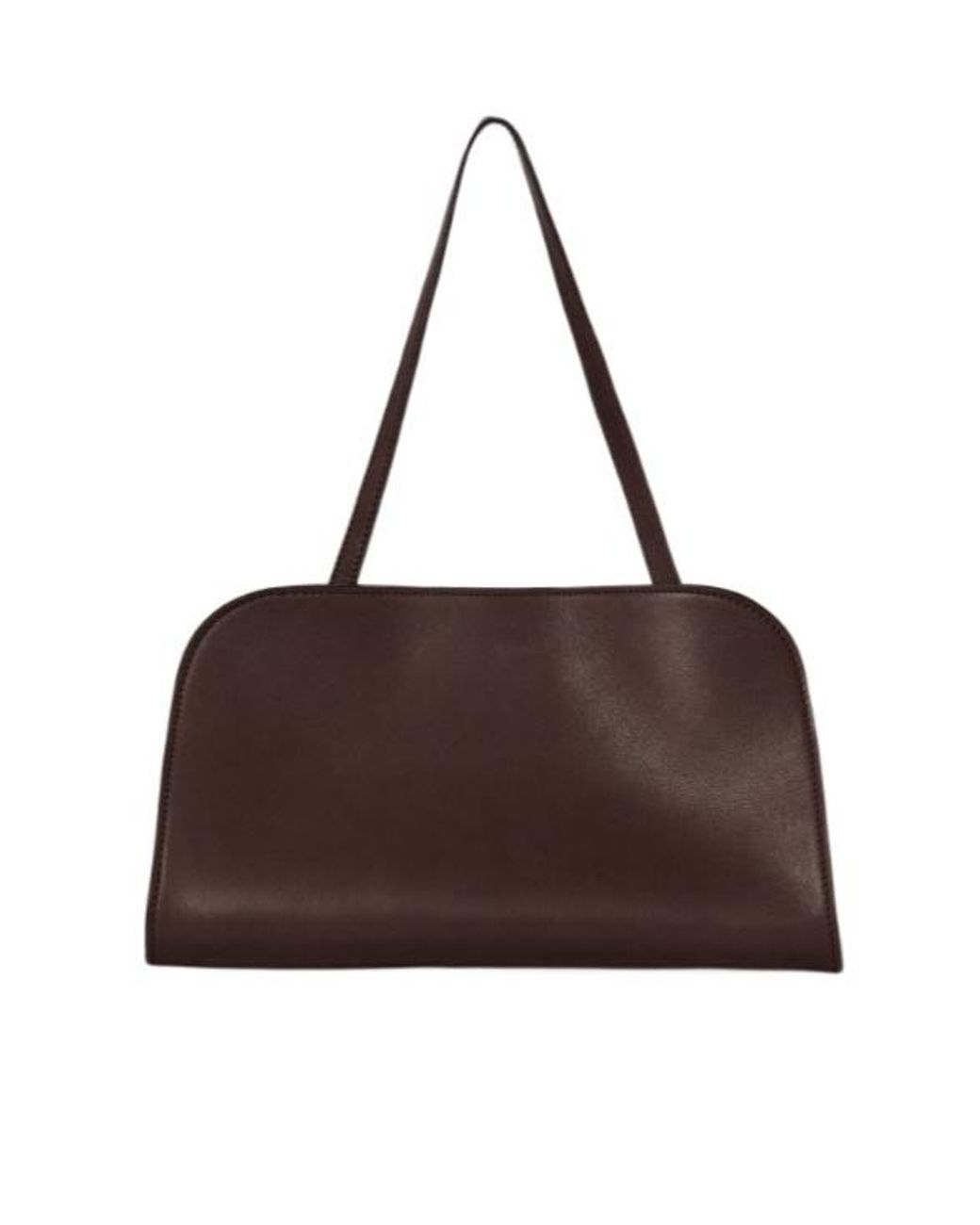 The Row Brown Peggy Clutch