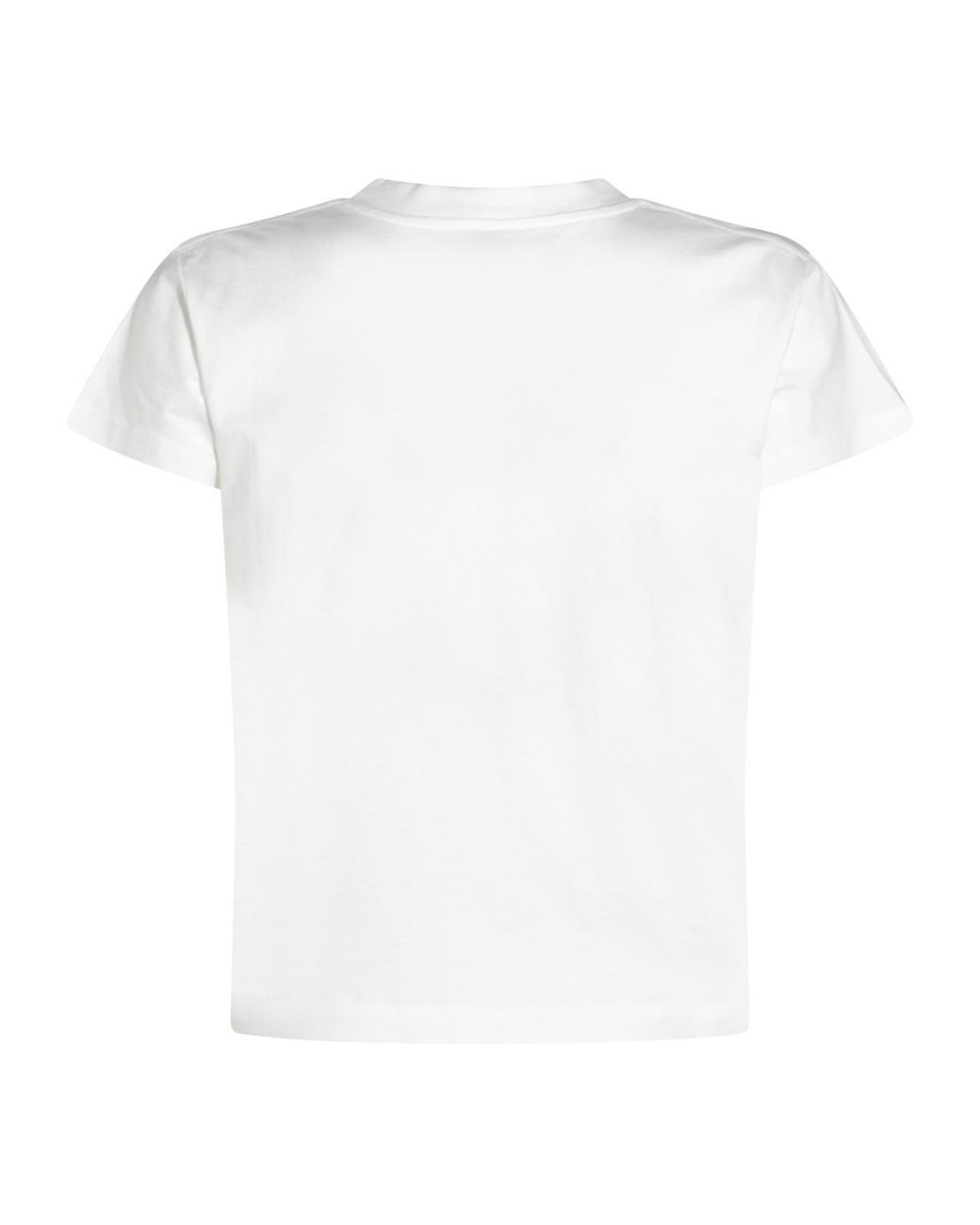 MM6 by Maison Margiela White Relaxed Fit Cotton T-Shirt