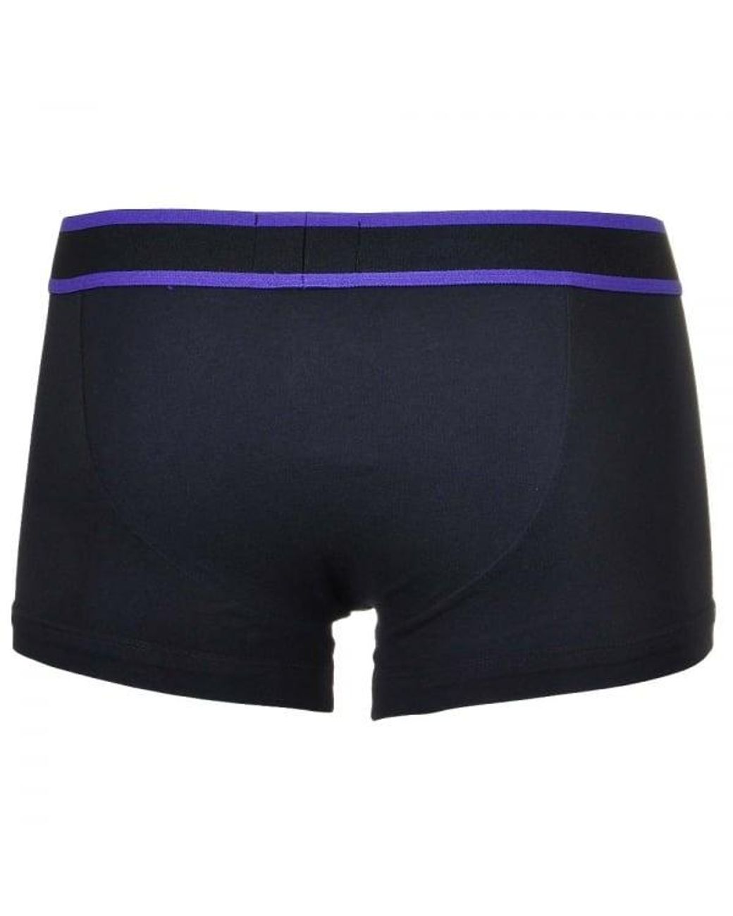 Emporio Armani Blue Logo Waist-Edge Boxers for men