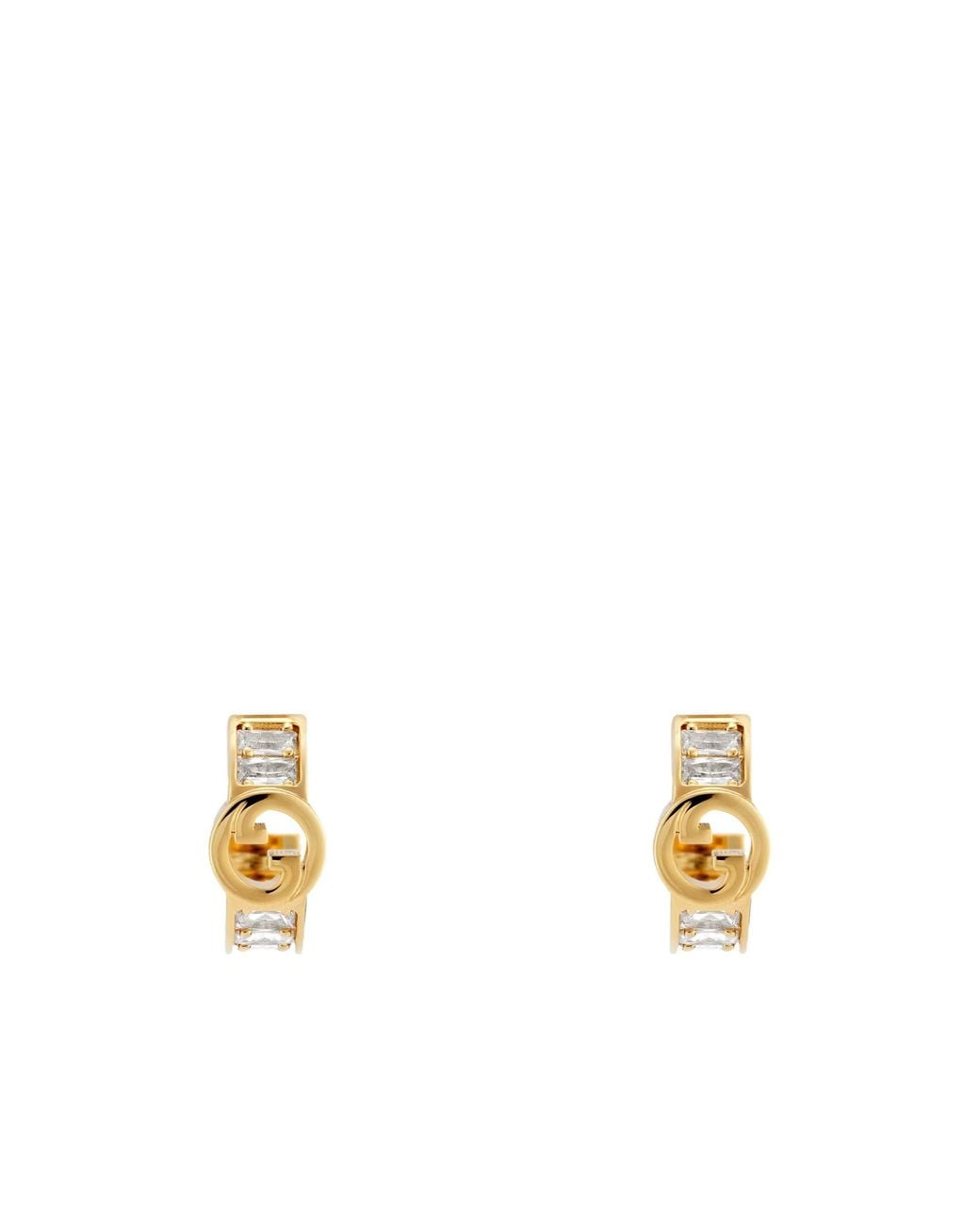 Gucci Metallic Blondie Crystal Mini Earrings