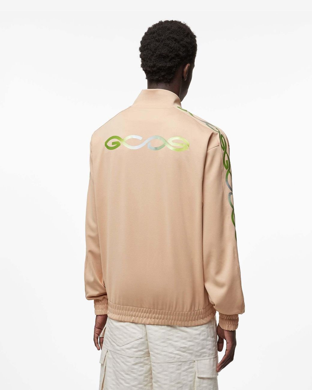 Gcds Natural Zipped Sweatshirt for men