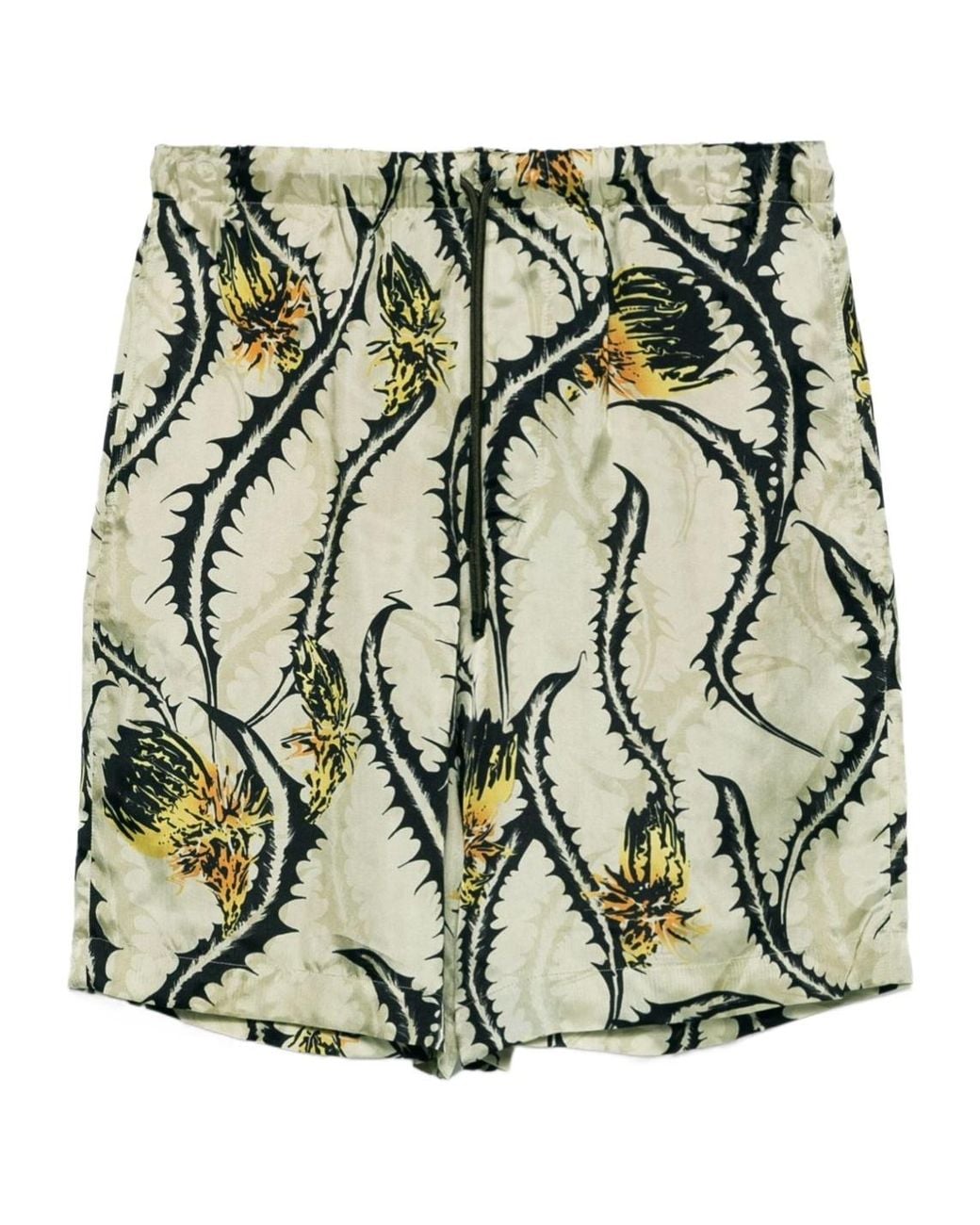 Dries Van Noten Green Piperi Shorts for men