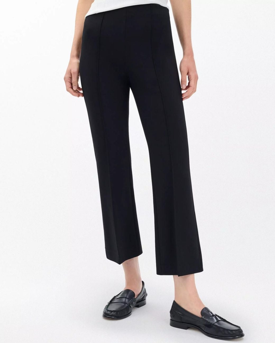 Rag & Bone Black Pleated Casual Trousers