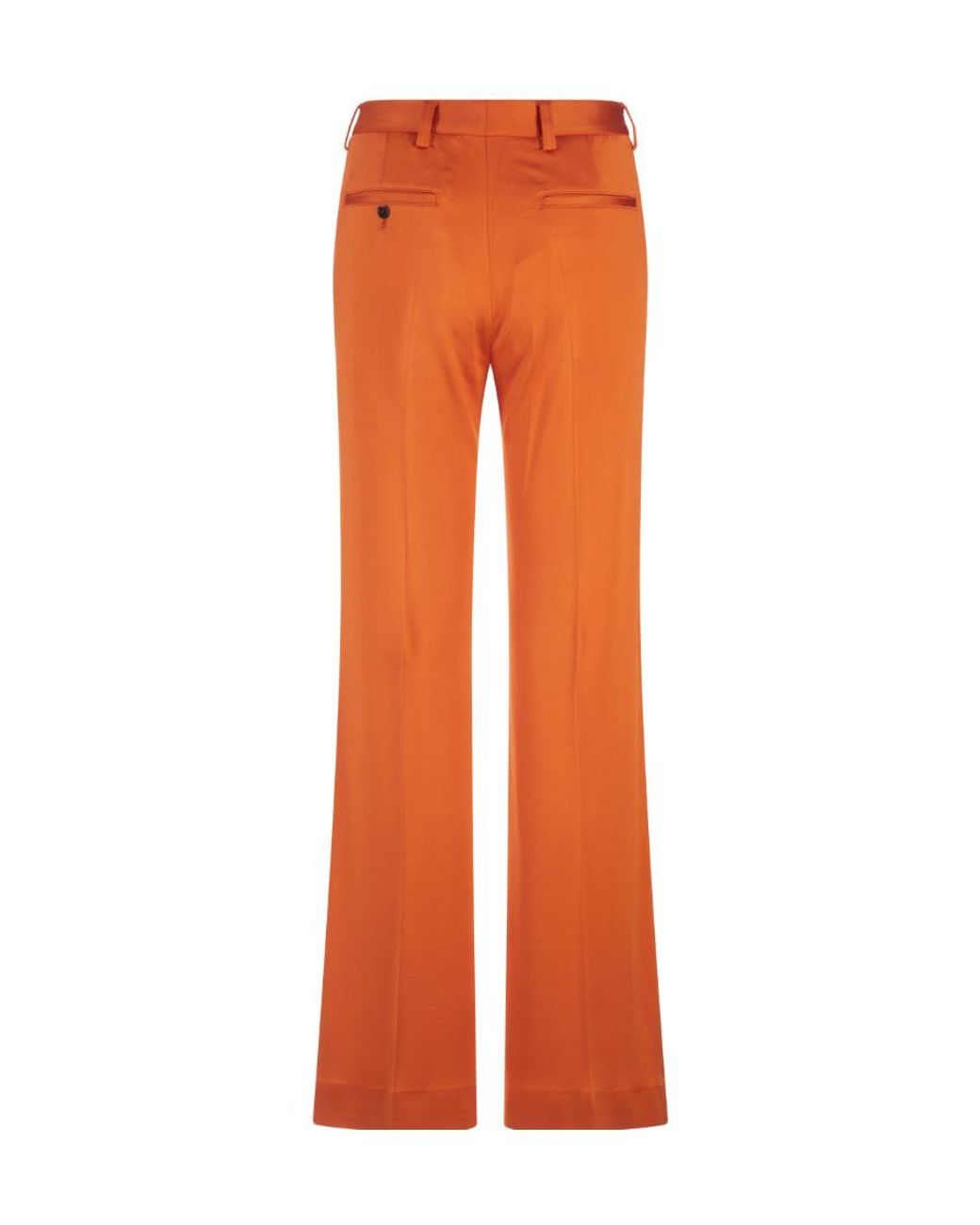 Marni Orange Straight-Leg Tailored Trousers