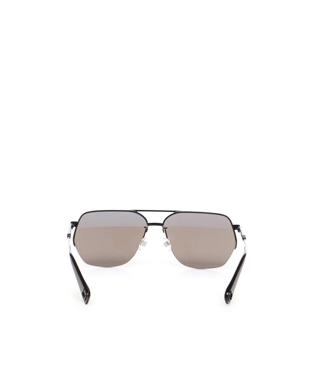 Jacquemus Metallic X Linda Farrow Aviador Sunglasses for men