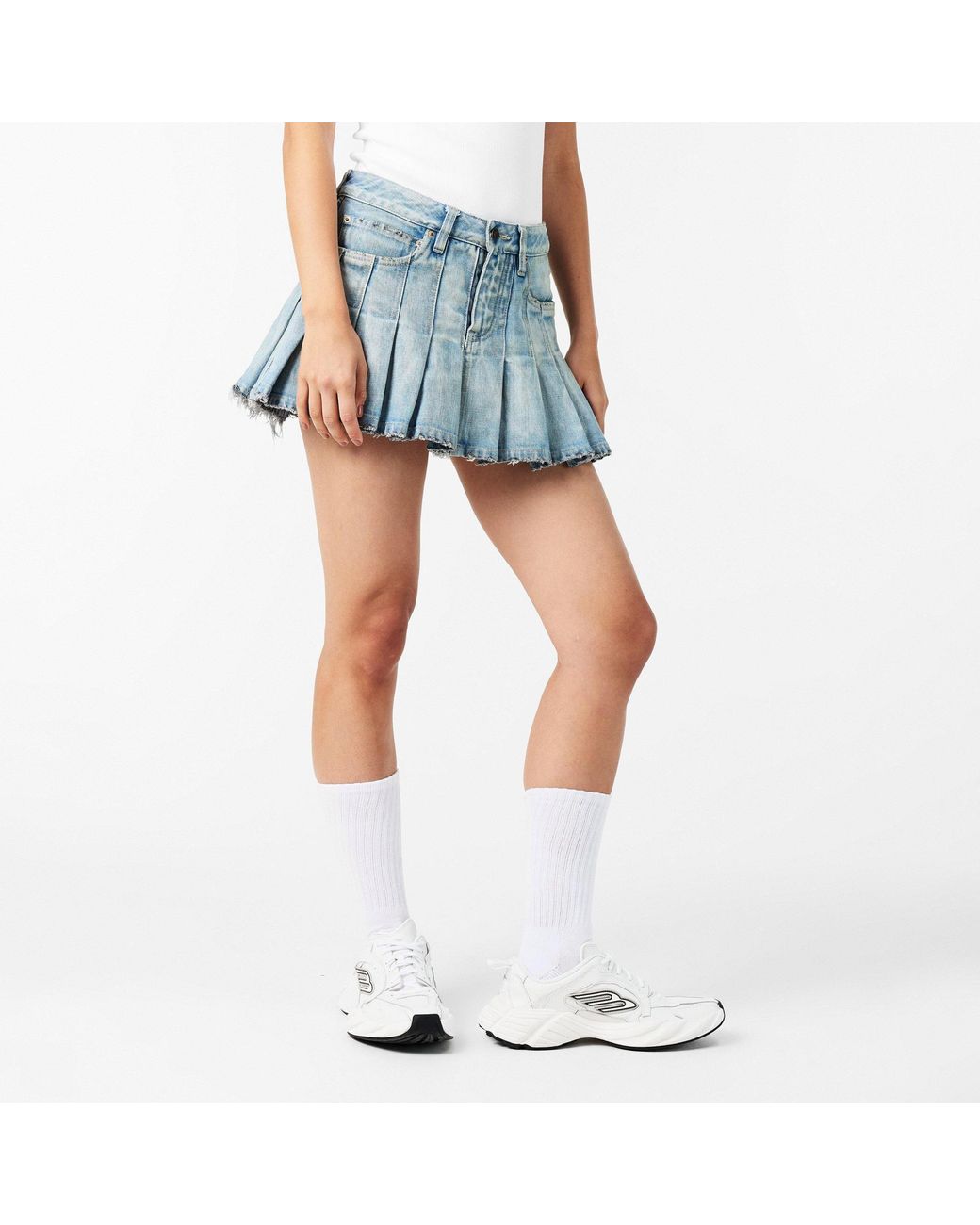 Balenciaga Blue Short Skirt