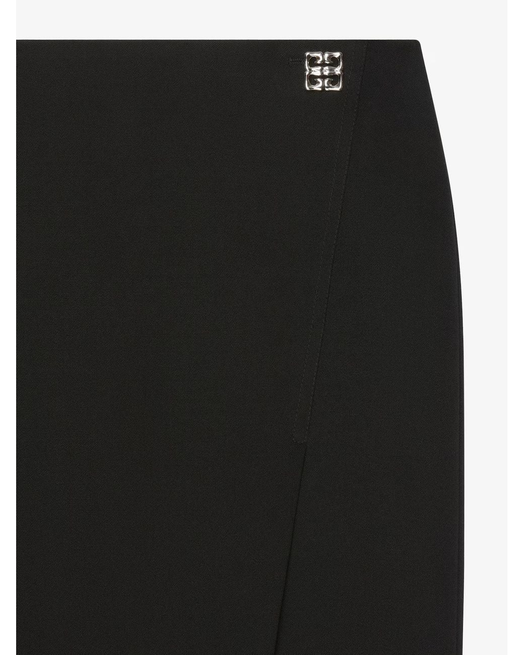 Givenchy Black 4G Plaque Mini Skirt