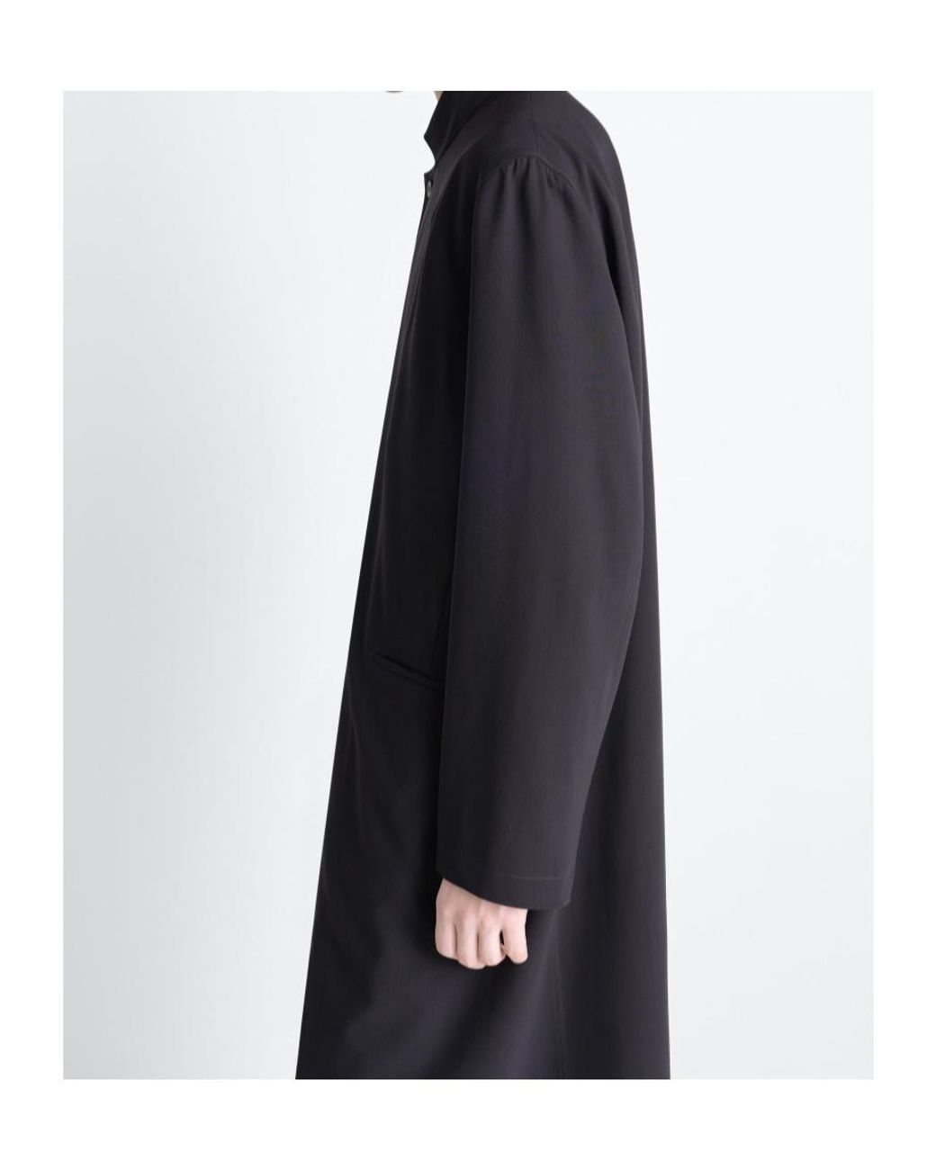 Lemaire Blue Single-Breasted Coat for men