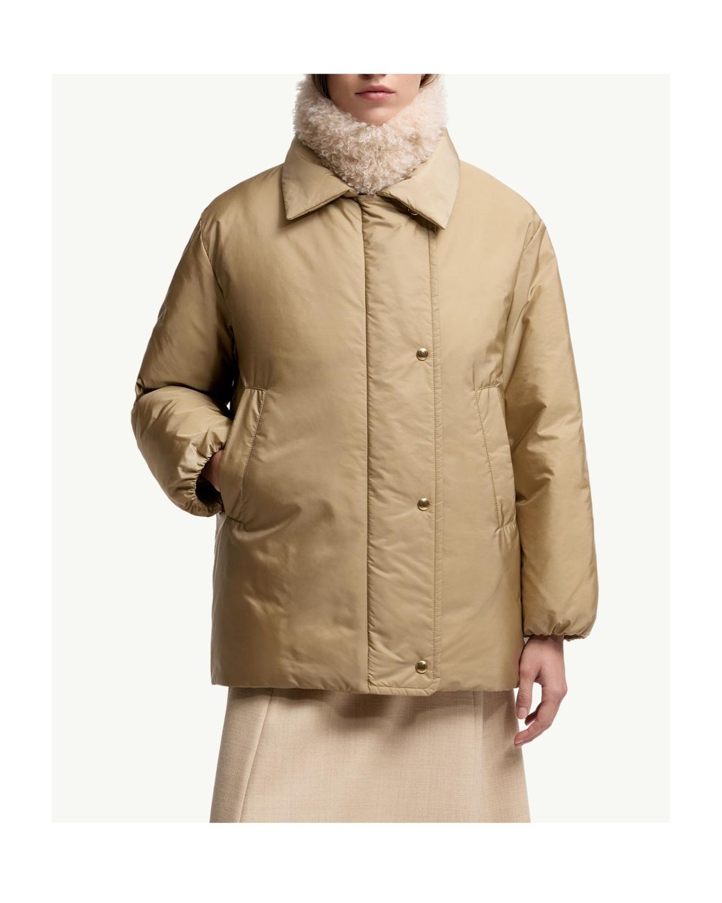 Moncler Natural Voue 3-In-Short Down Jacket