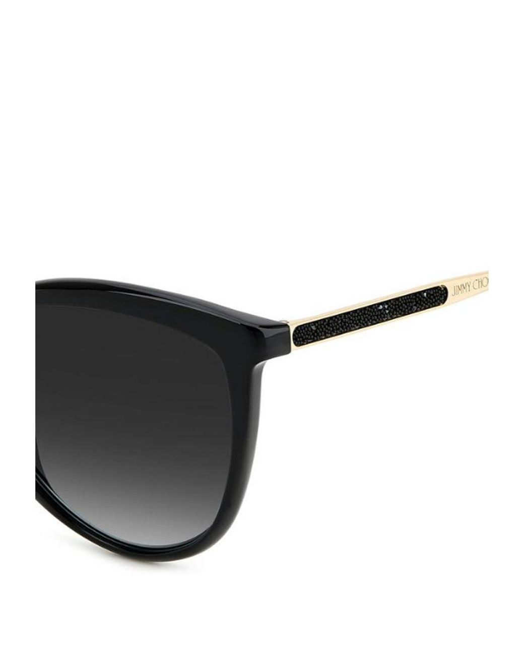 Jimmy Choo Black Eyewear Cat-Eye Frame Sunglasses