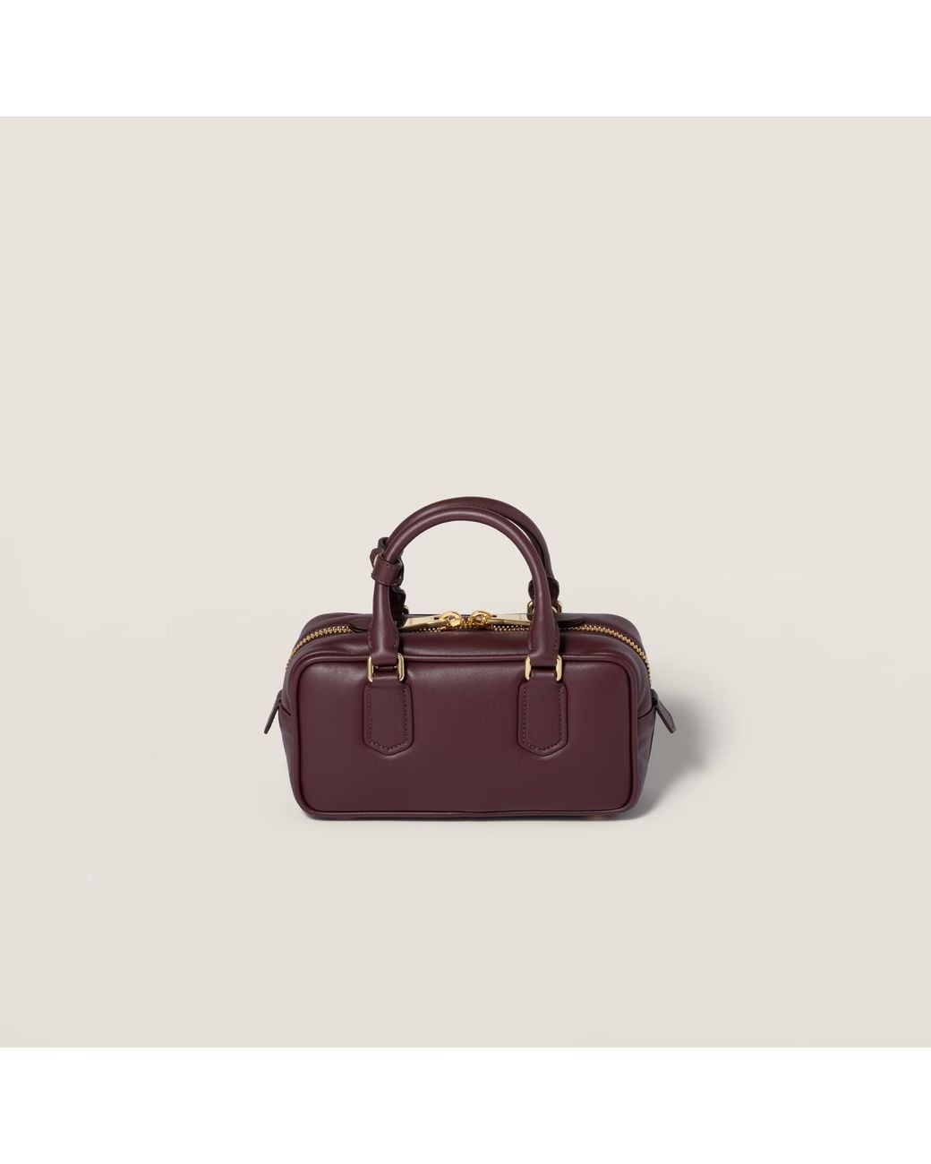 Miu Miu Purple Dual-Handle Shoulder Bag