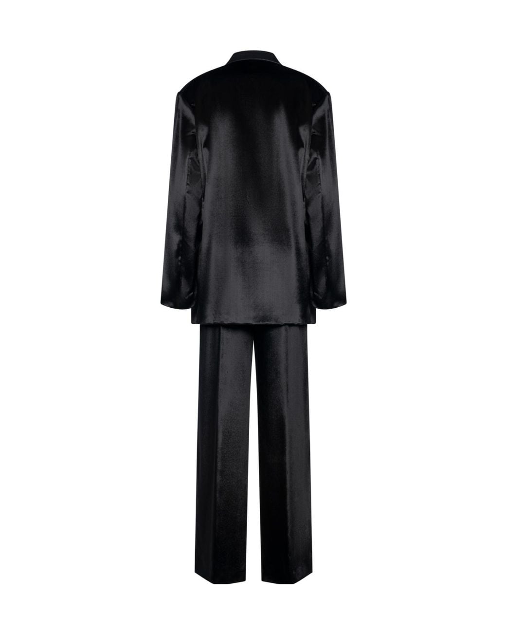 Alberta Ferretti Black Double-Breasted Tailored Blazer