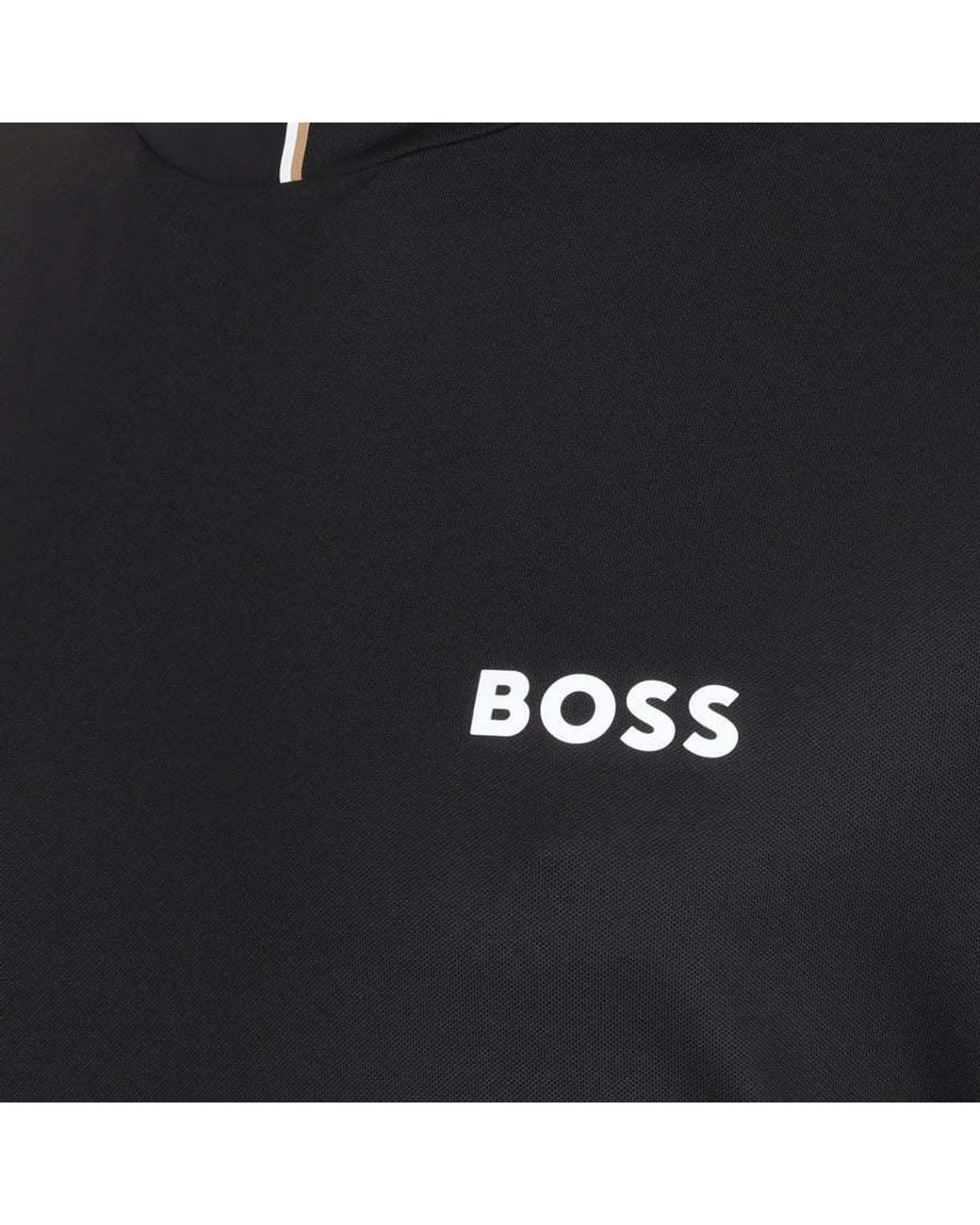 Boss Black Boss Moisture-Wicking Piqué Active T-Shirt for men