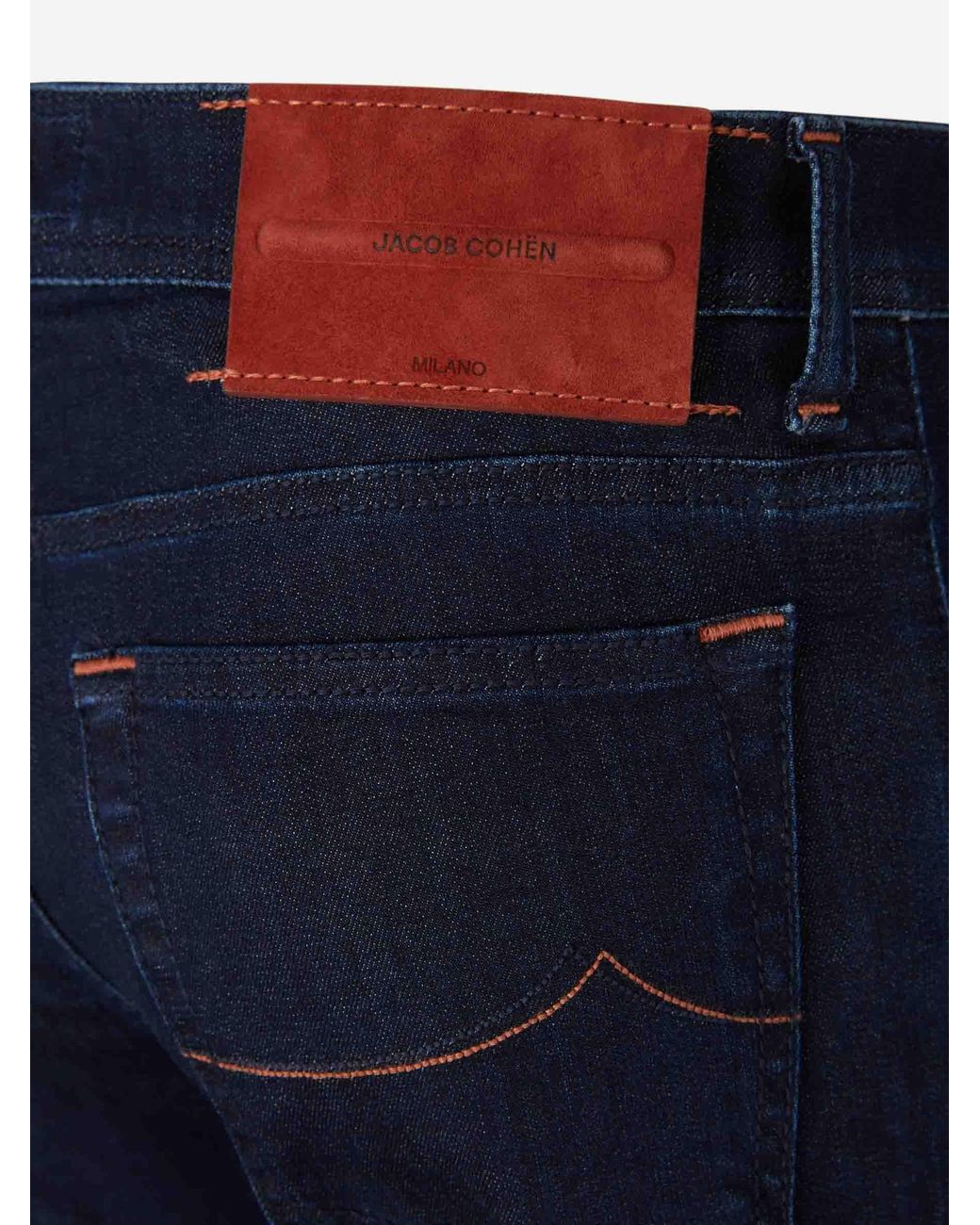 Jacob Cohen Blue Slim Fit Mid-Rise Jeans for men
