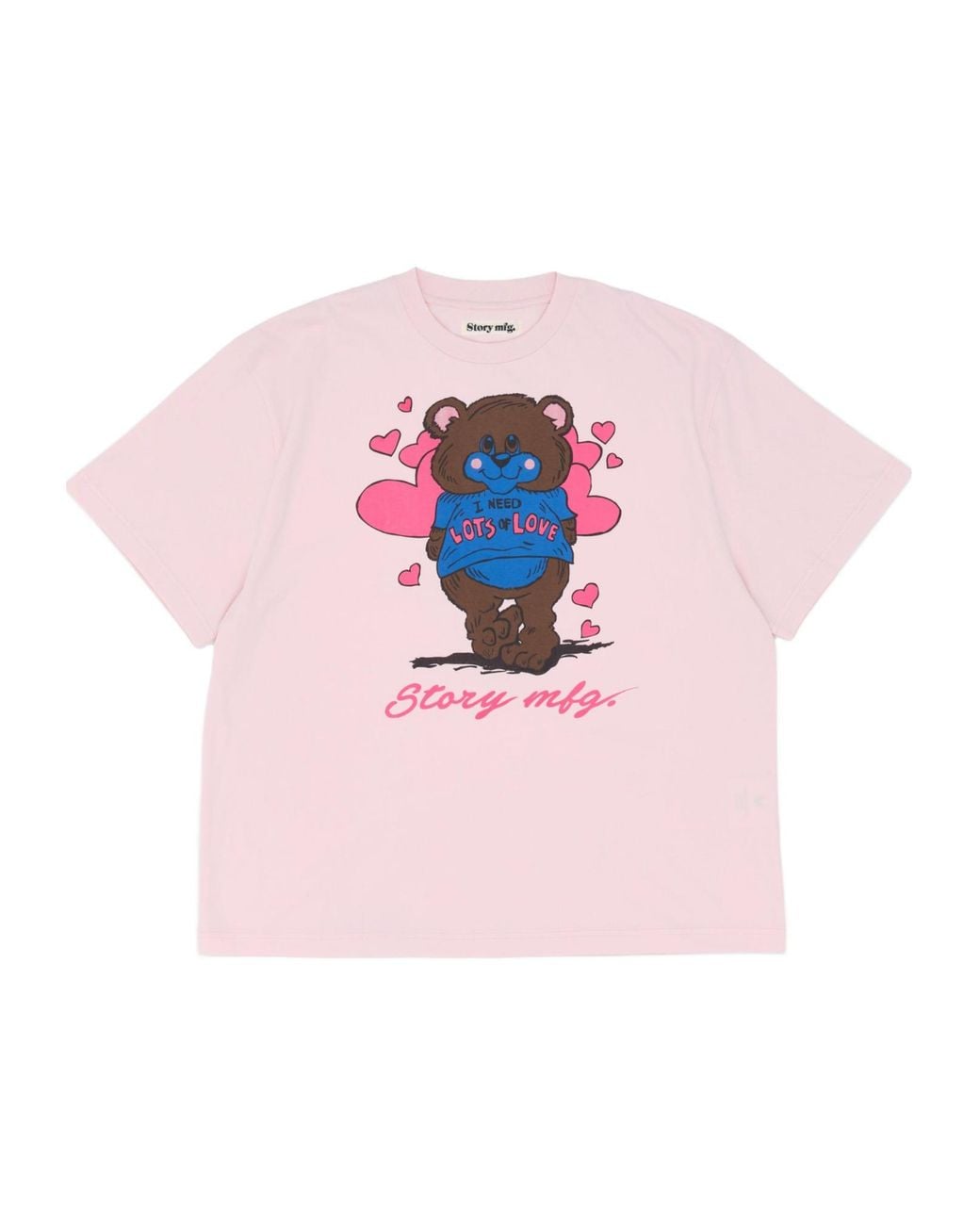 STORY mfg. Pink Grateful Tee Ss