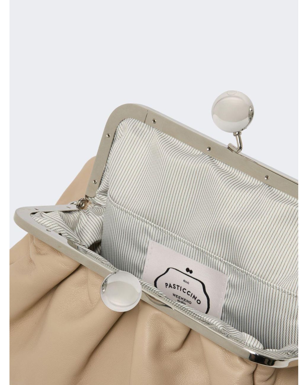 Weekend by Maxmara Natural Pasticcino Medium Clutch Bag