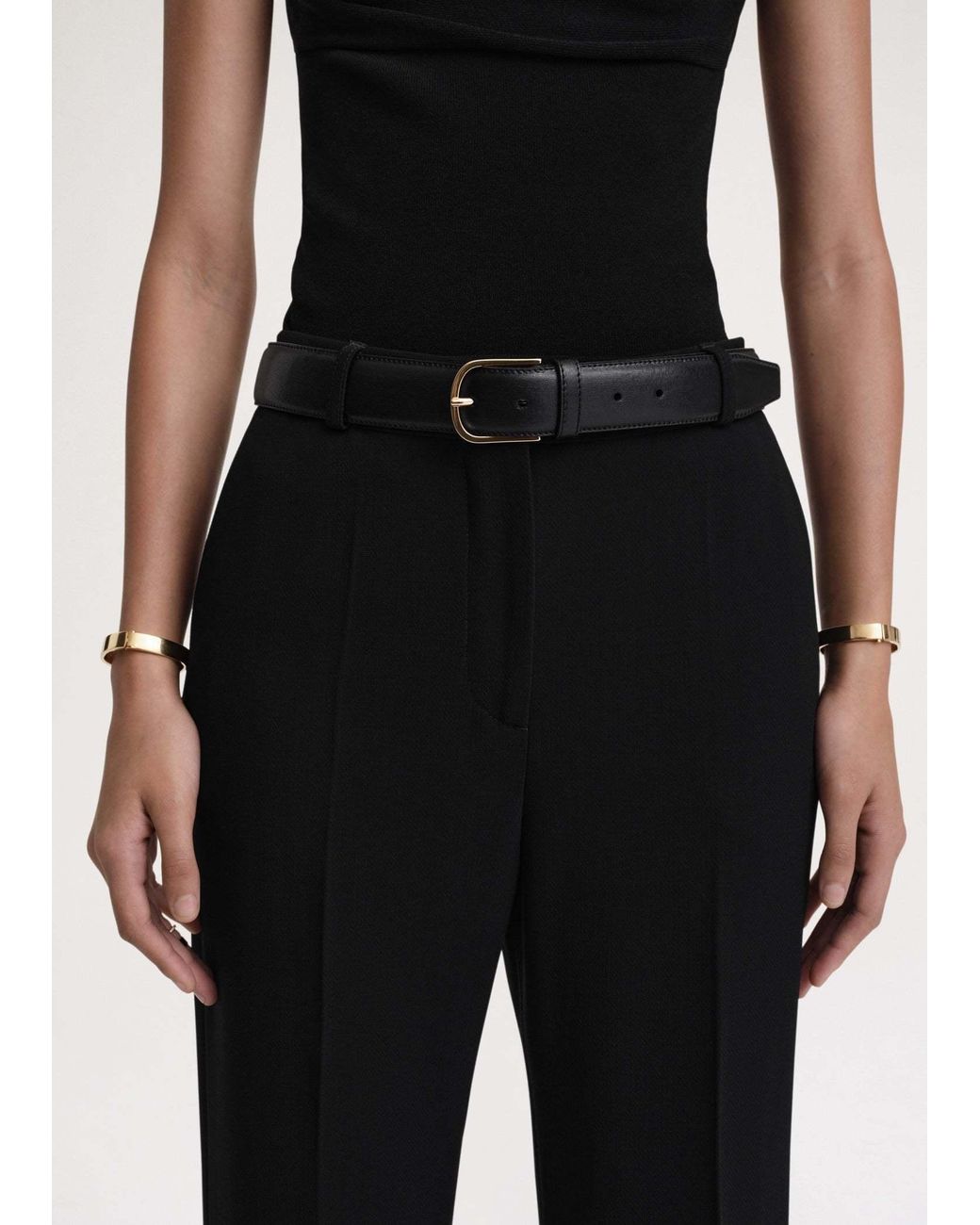 Totême White Totême Wide Belt