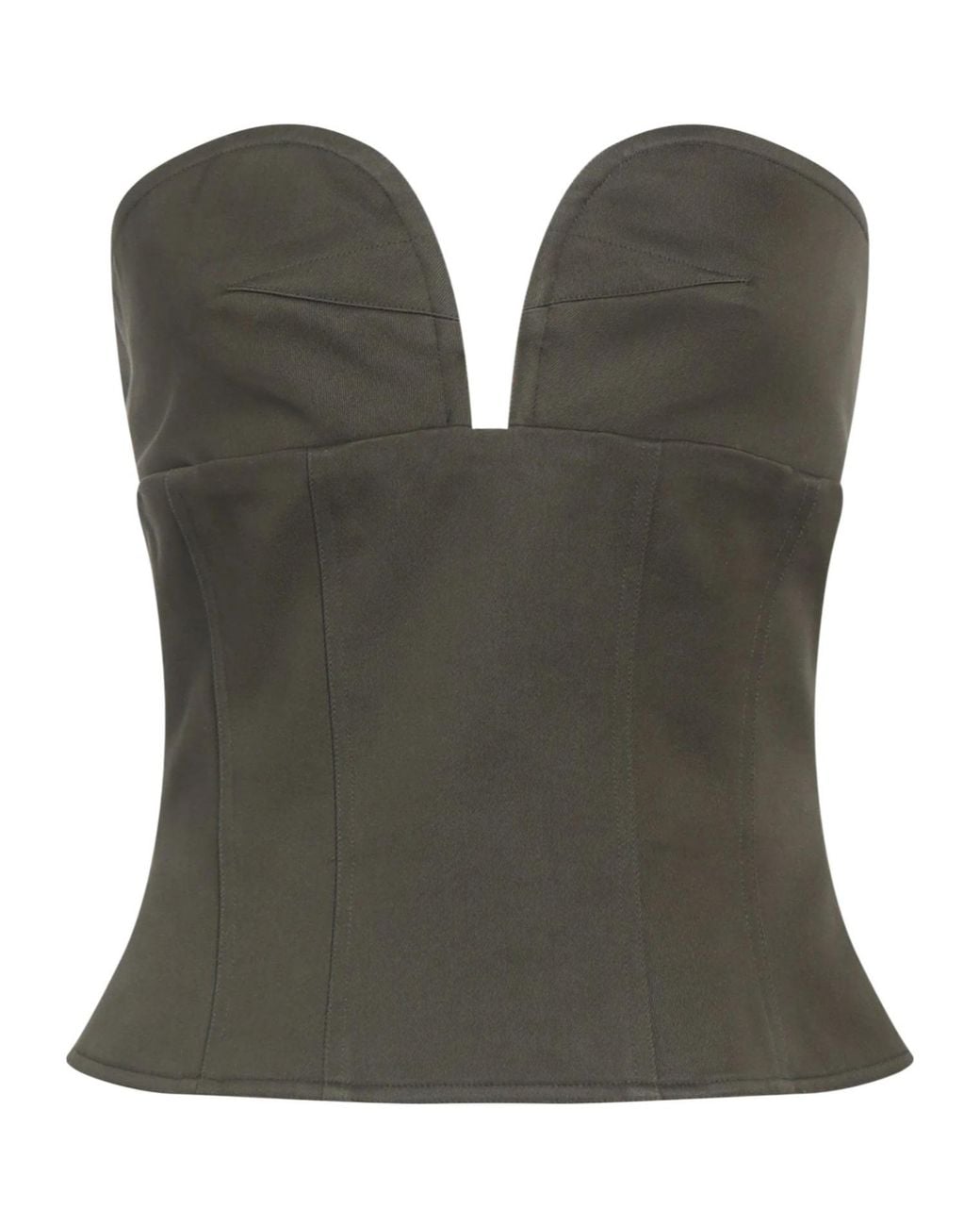 Max Mara Green Waist-Fitted Top