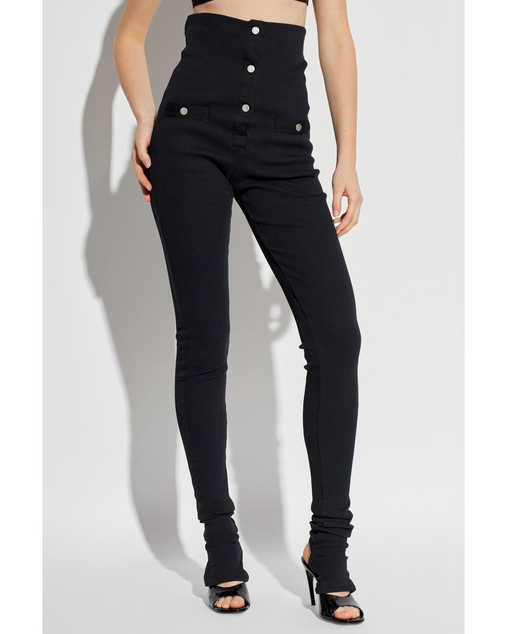 The Attico Blue The High Waist Trousers for men