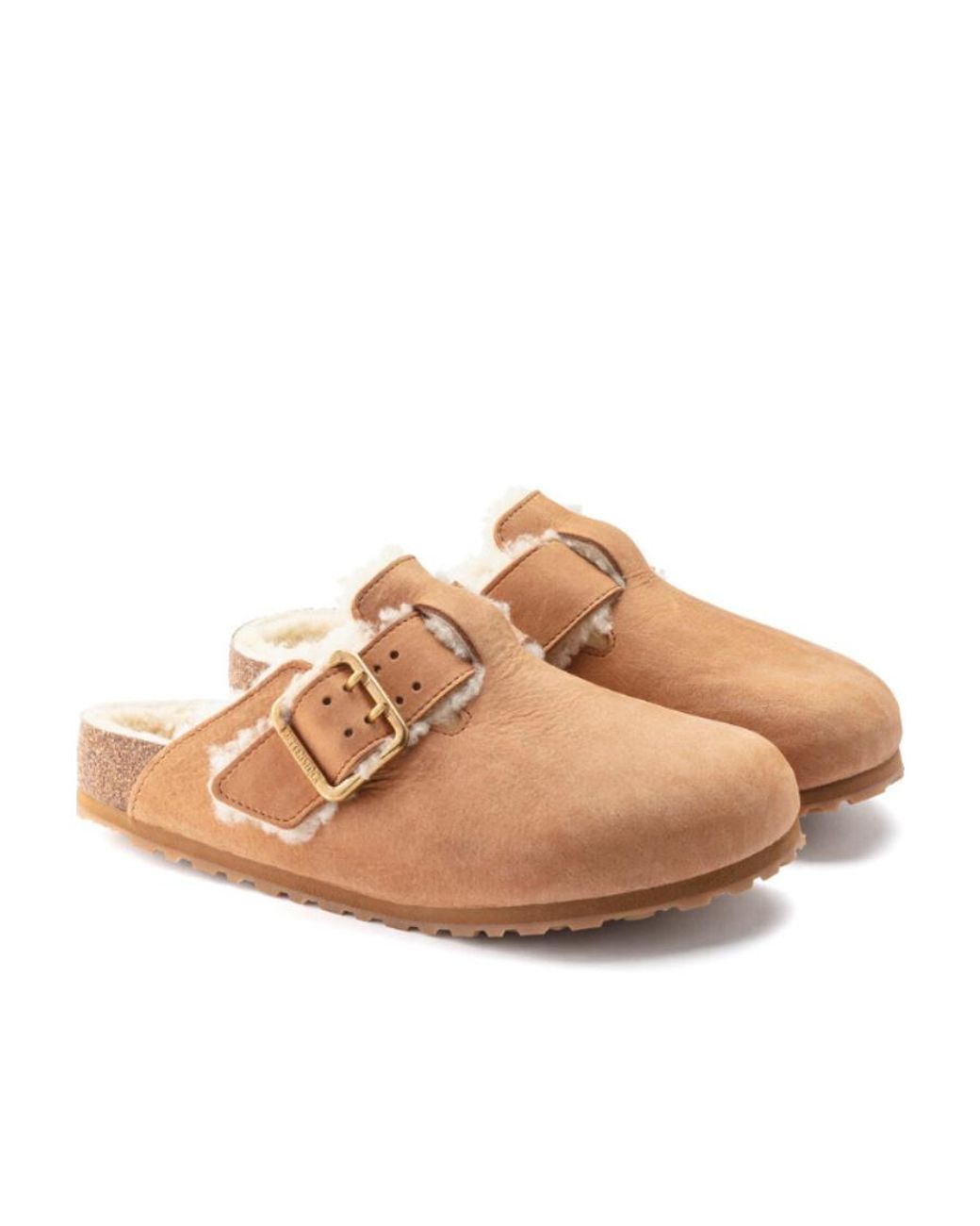 Birkenstock Brown Boston Bold Slippers for men