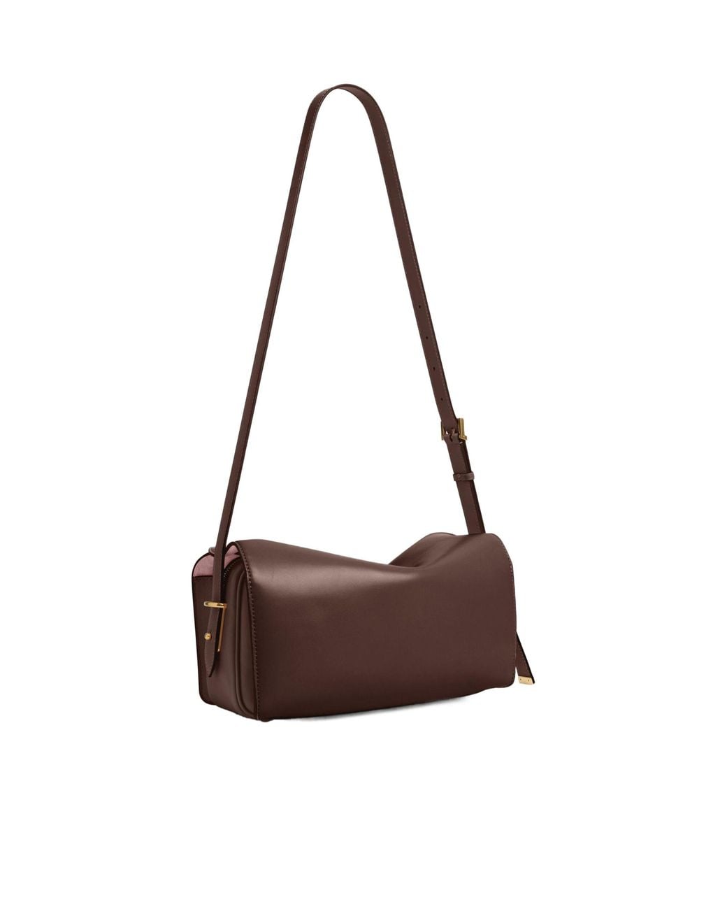 Balenciaga Brown Le 7 Medium Shoulder Bag