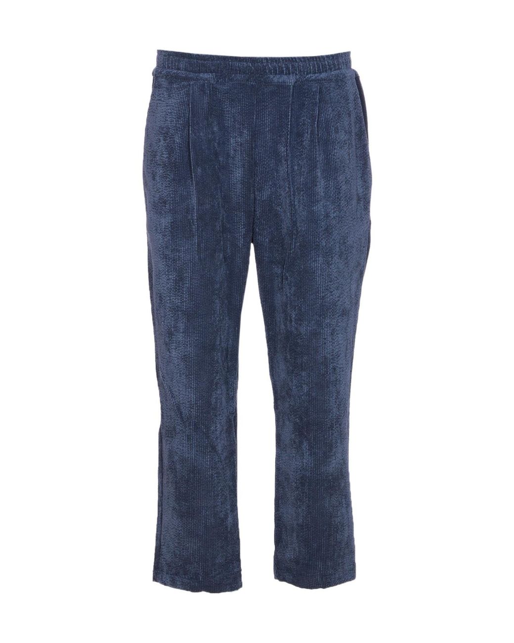 FAMILY FIRST Blue Family First Velvet Chino Pants for men