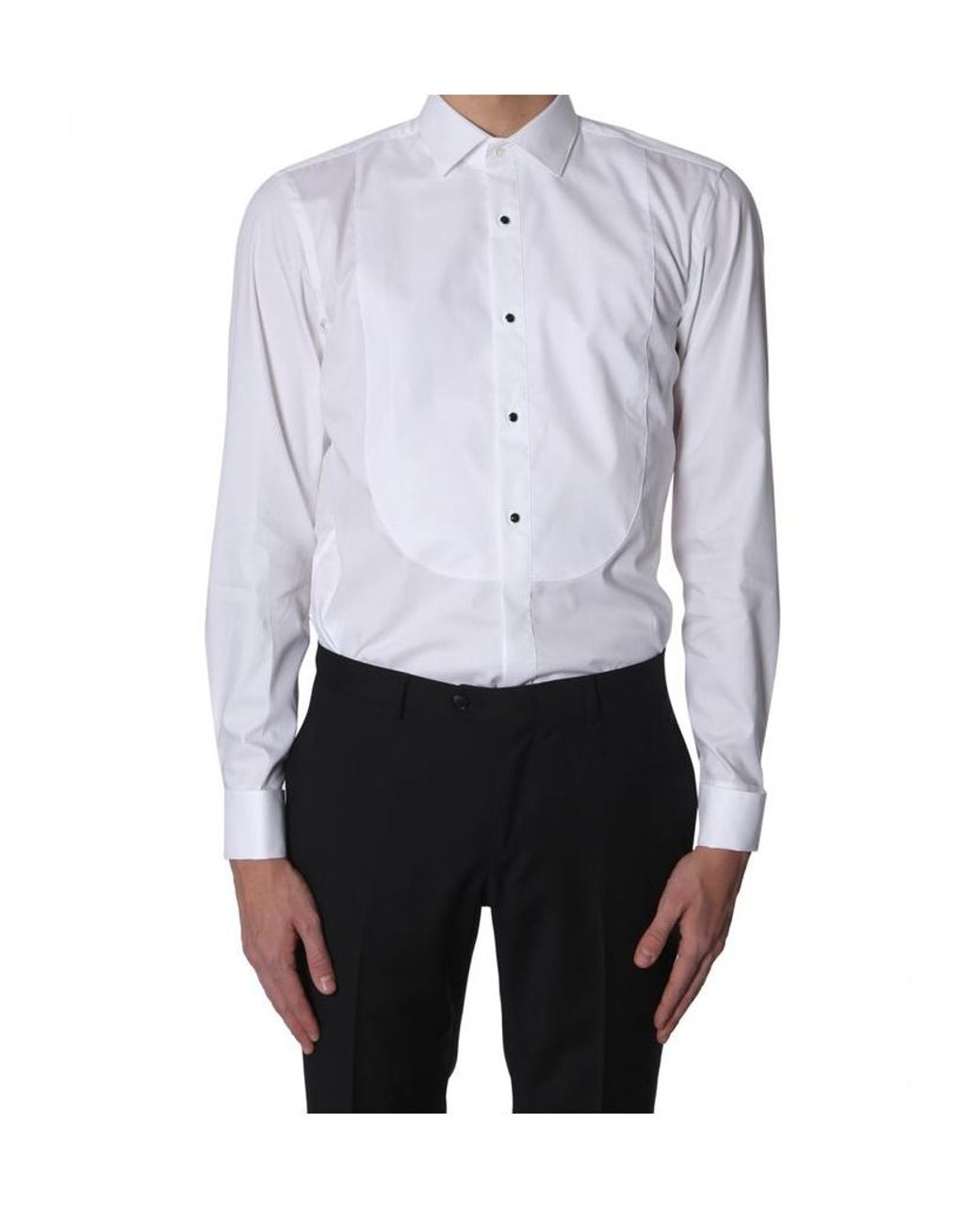 Boss White Long-Sleeved Shirt for men