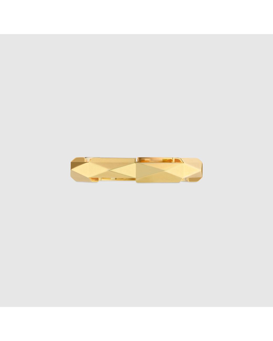 Gucci Metallic Link To Love 18K Studded Ring