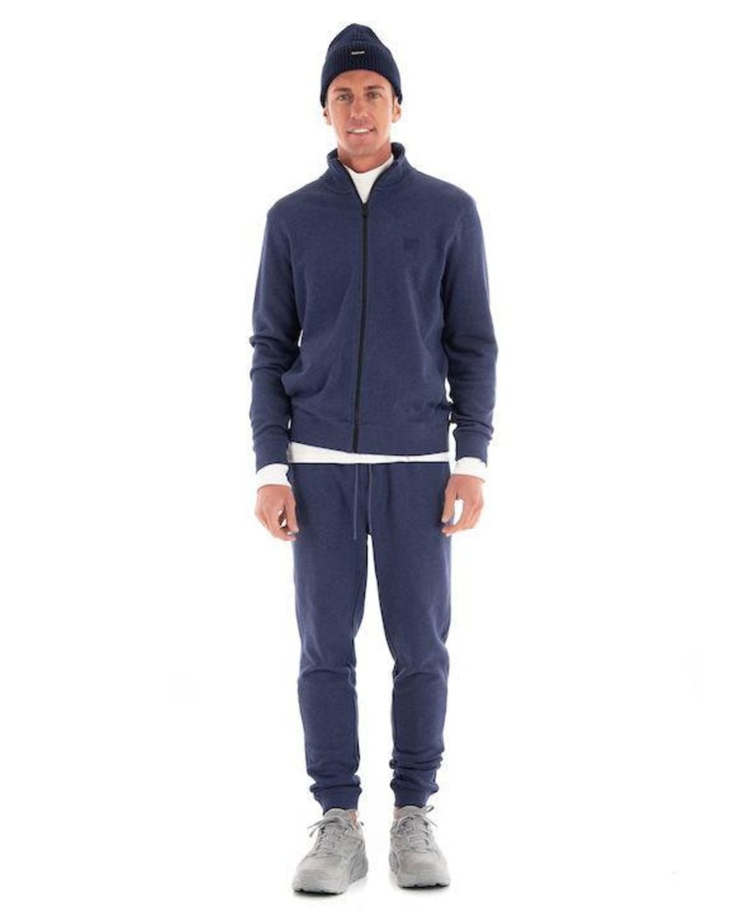 Boss Blue Long-Sleeved Sweater for men