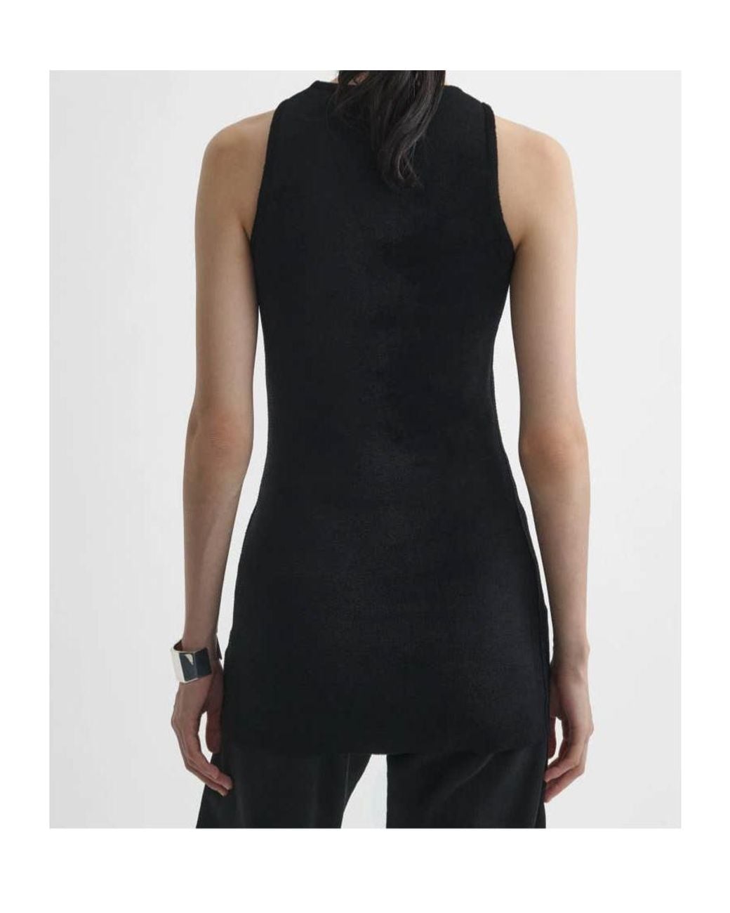 Phoebe Philo Black Crew Neck Sleeveless Vest